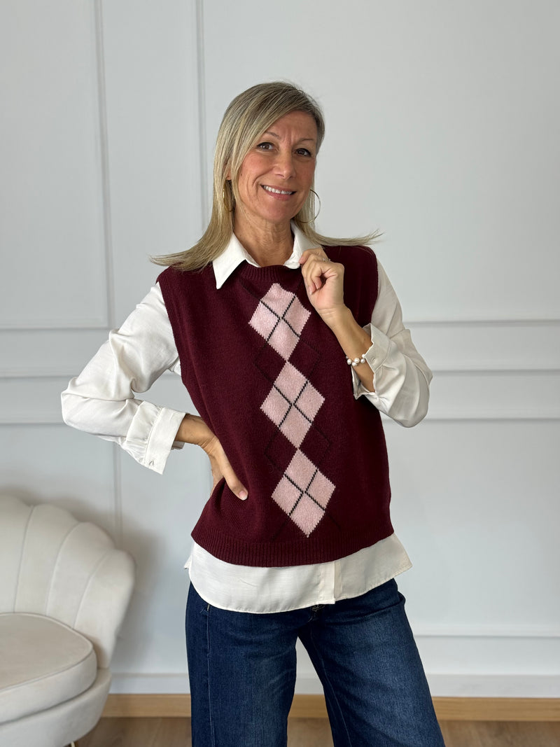 Gilet rombi adora