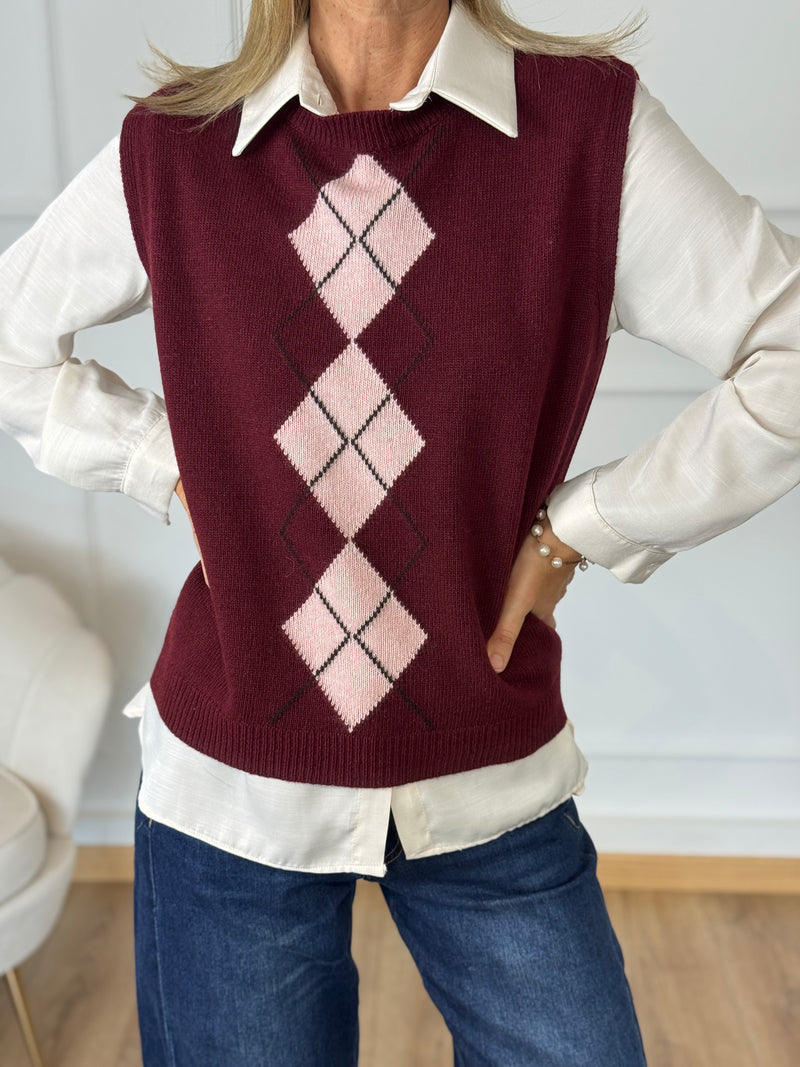 Gilet rombi adora