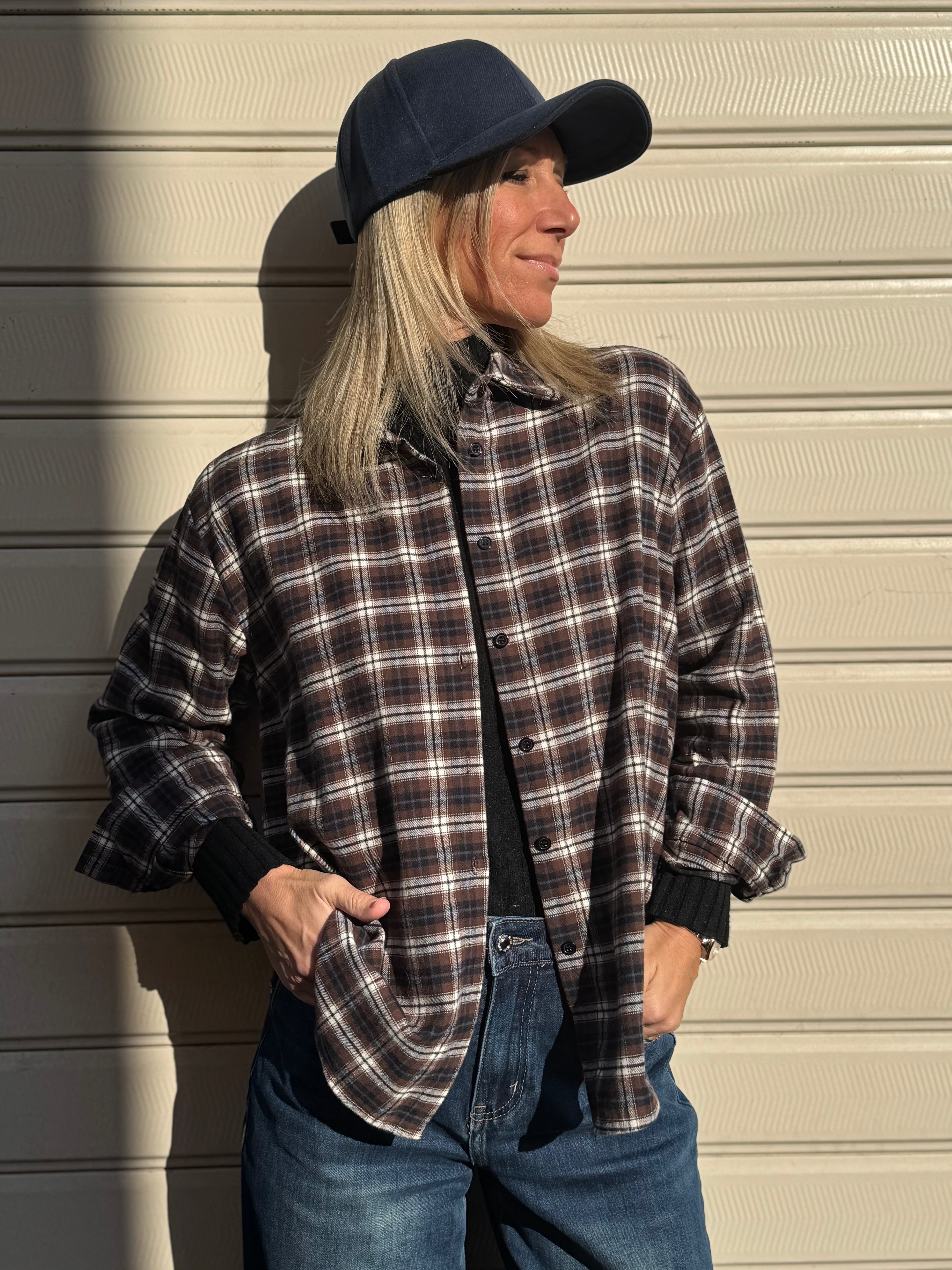 Camicia scozia adora