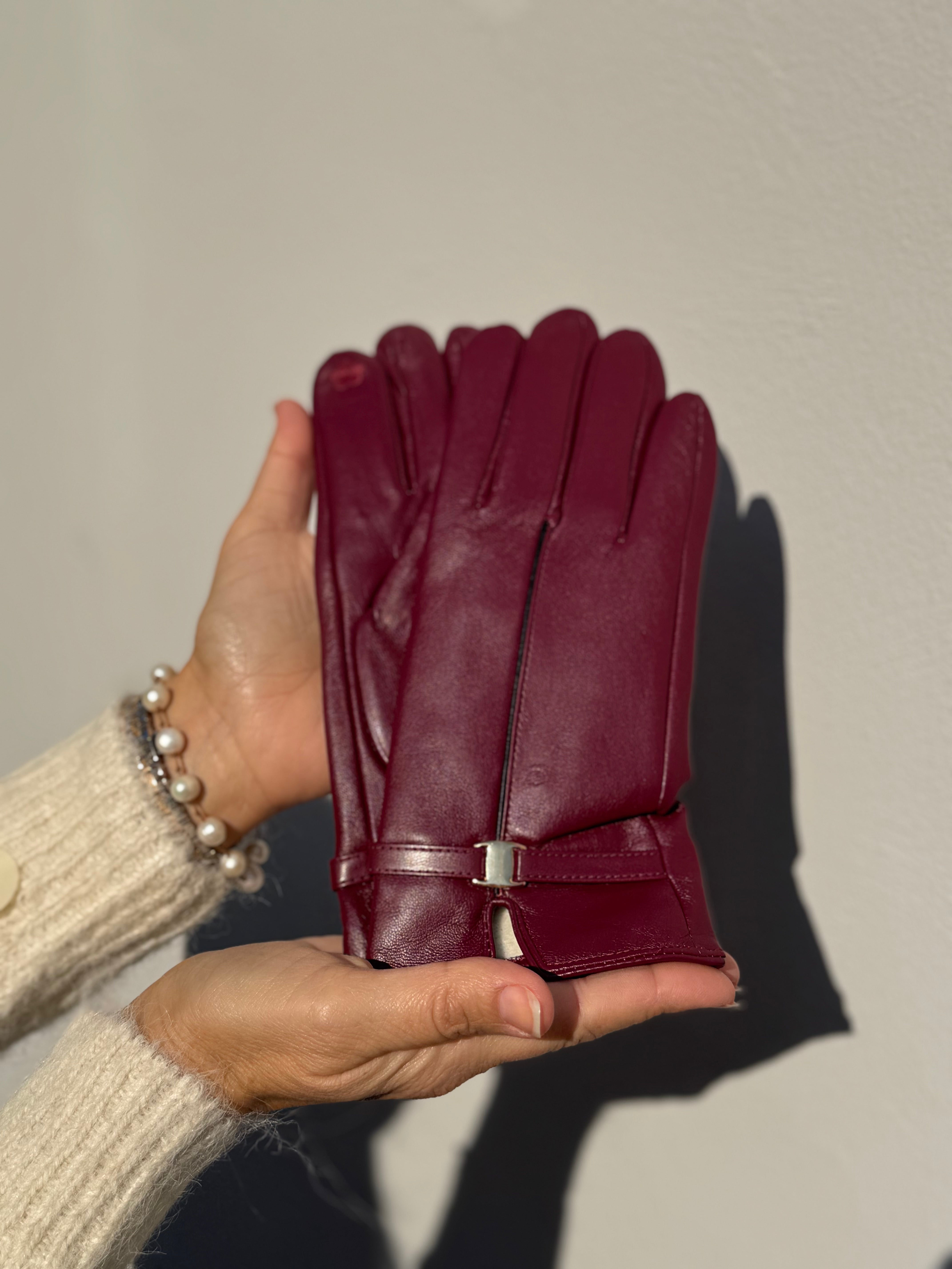 Guanti similpelle mimì