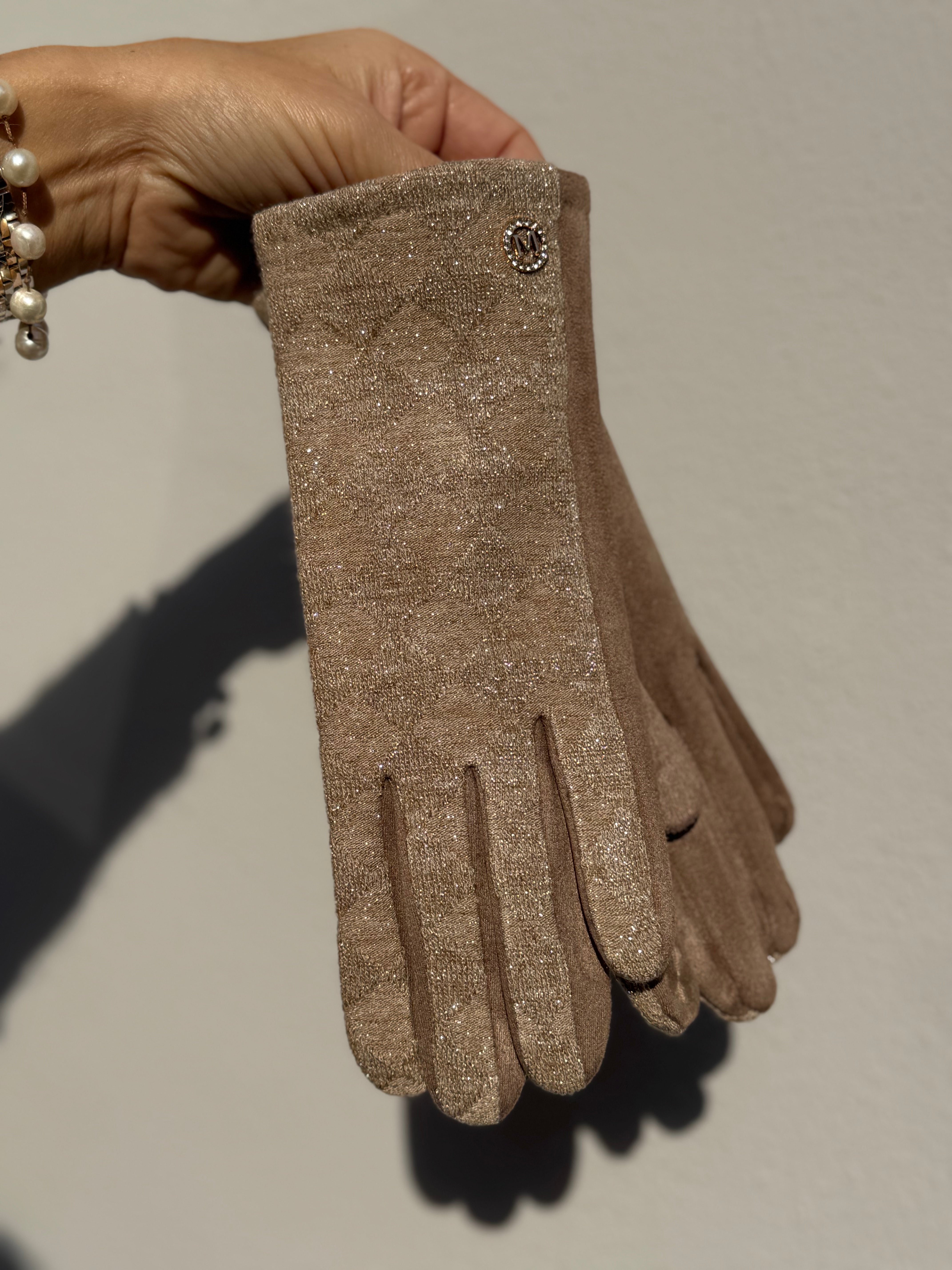 Guanti rombi glitter mimì