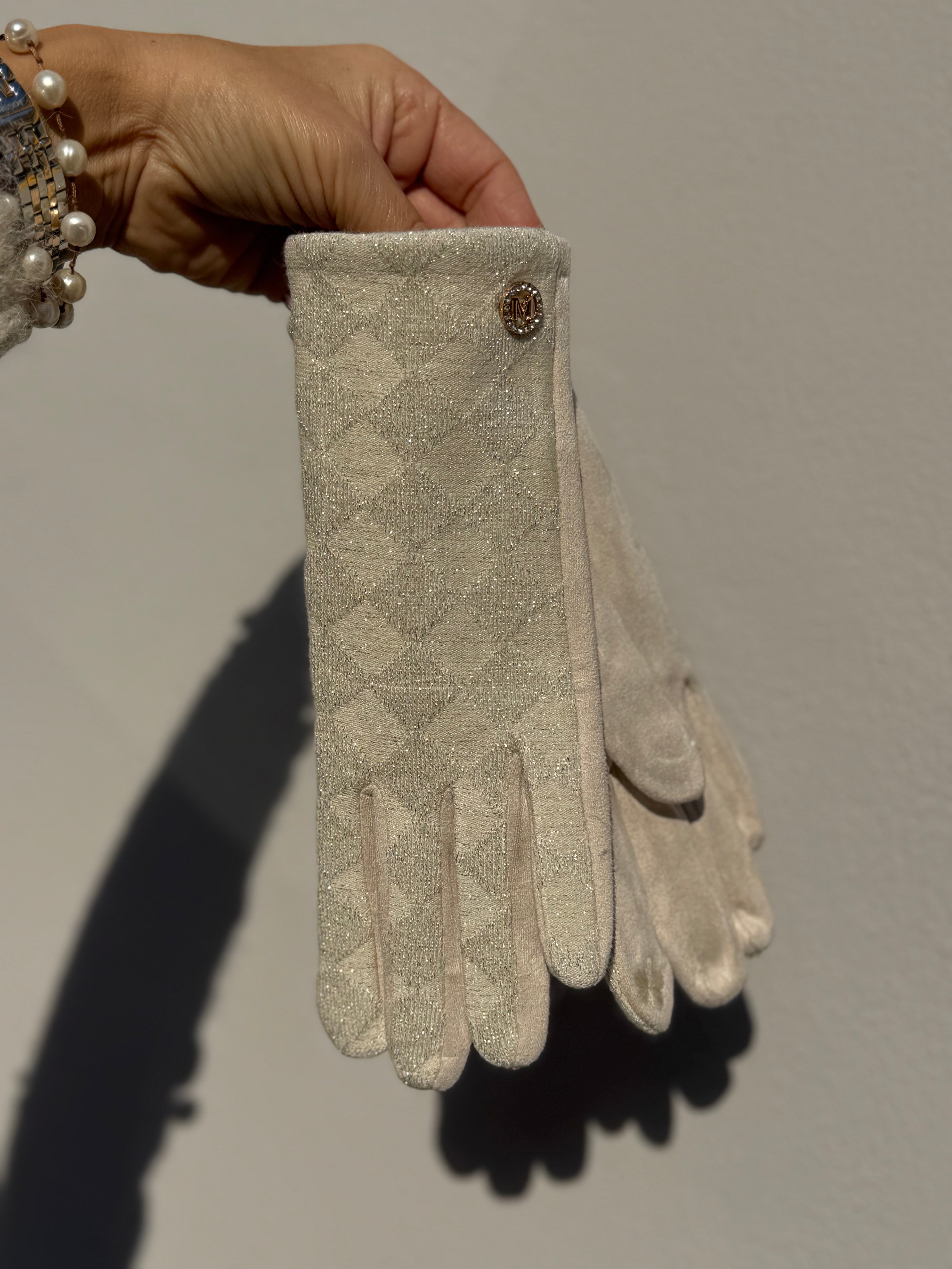 Guanti rombi glitter mimì