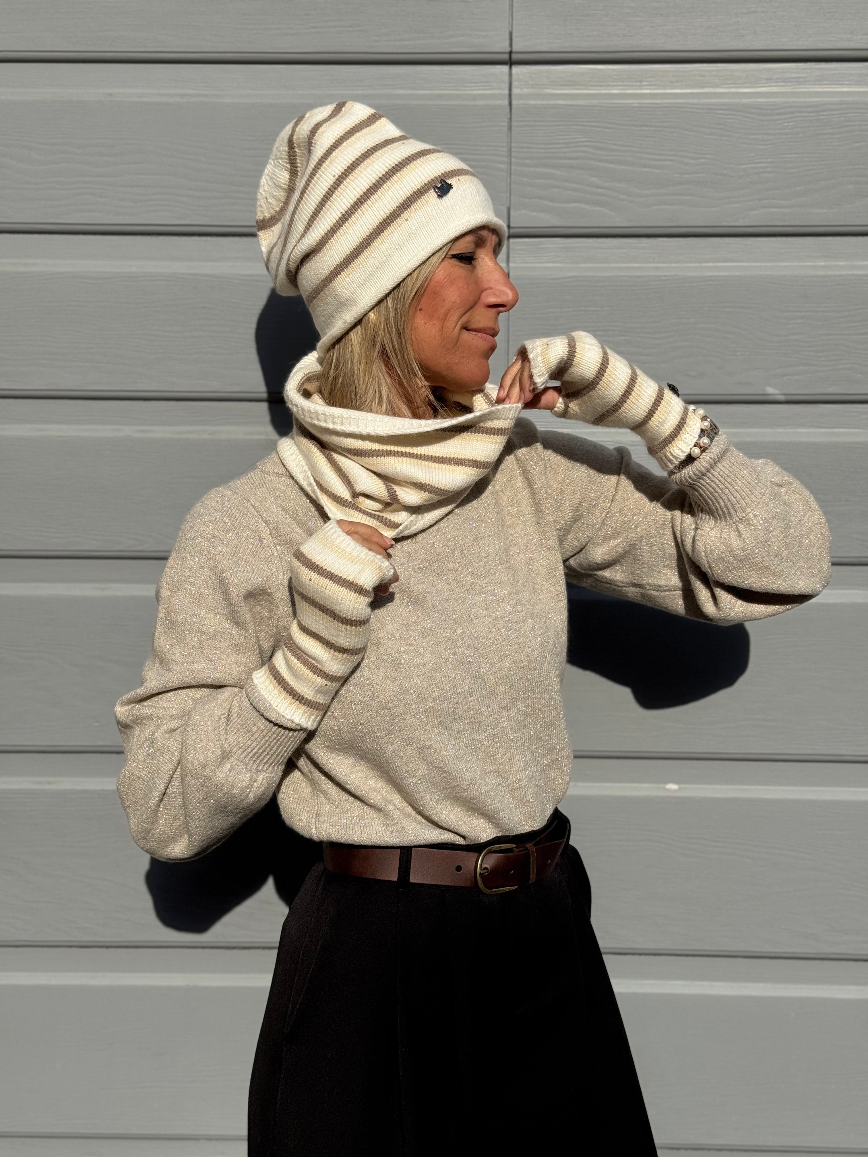 Set 3 pezzi righe mimì