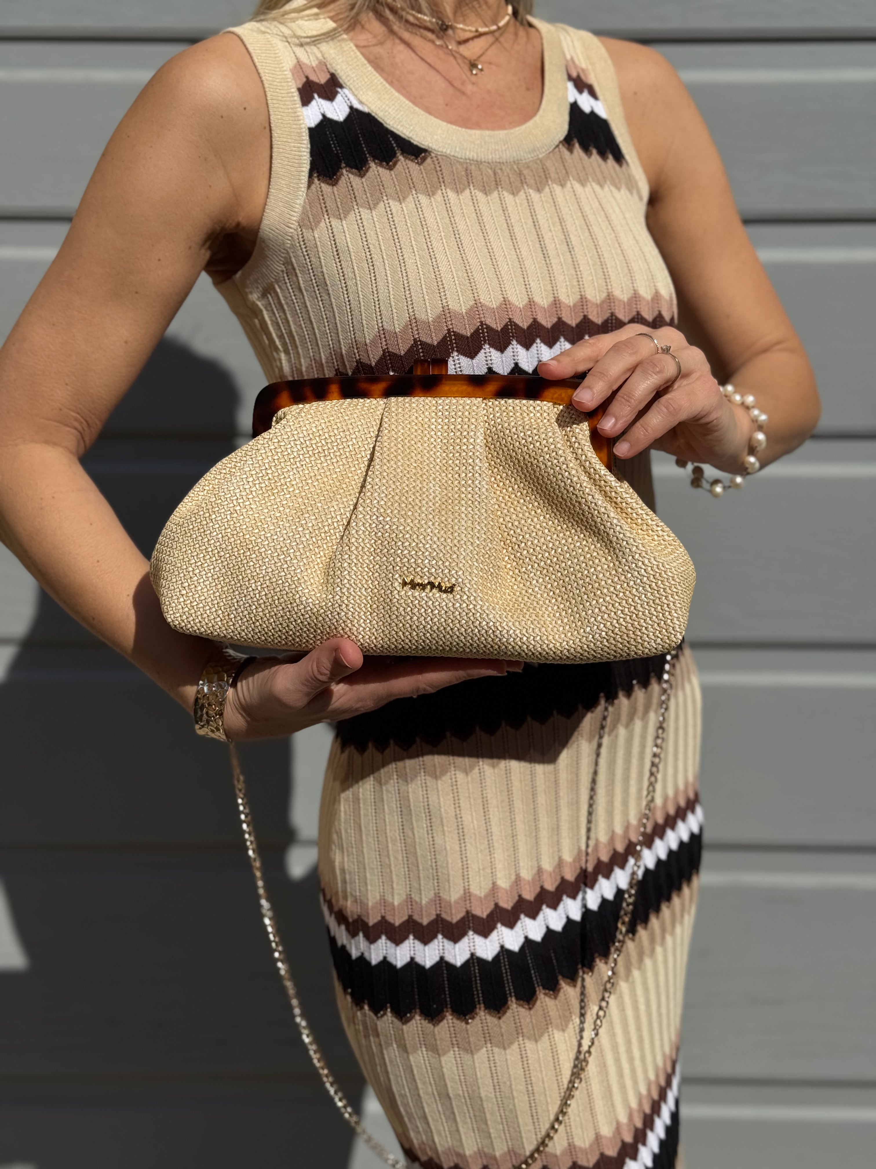 Clutch rafia mimì