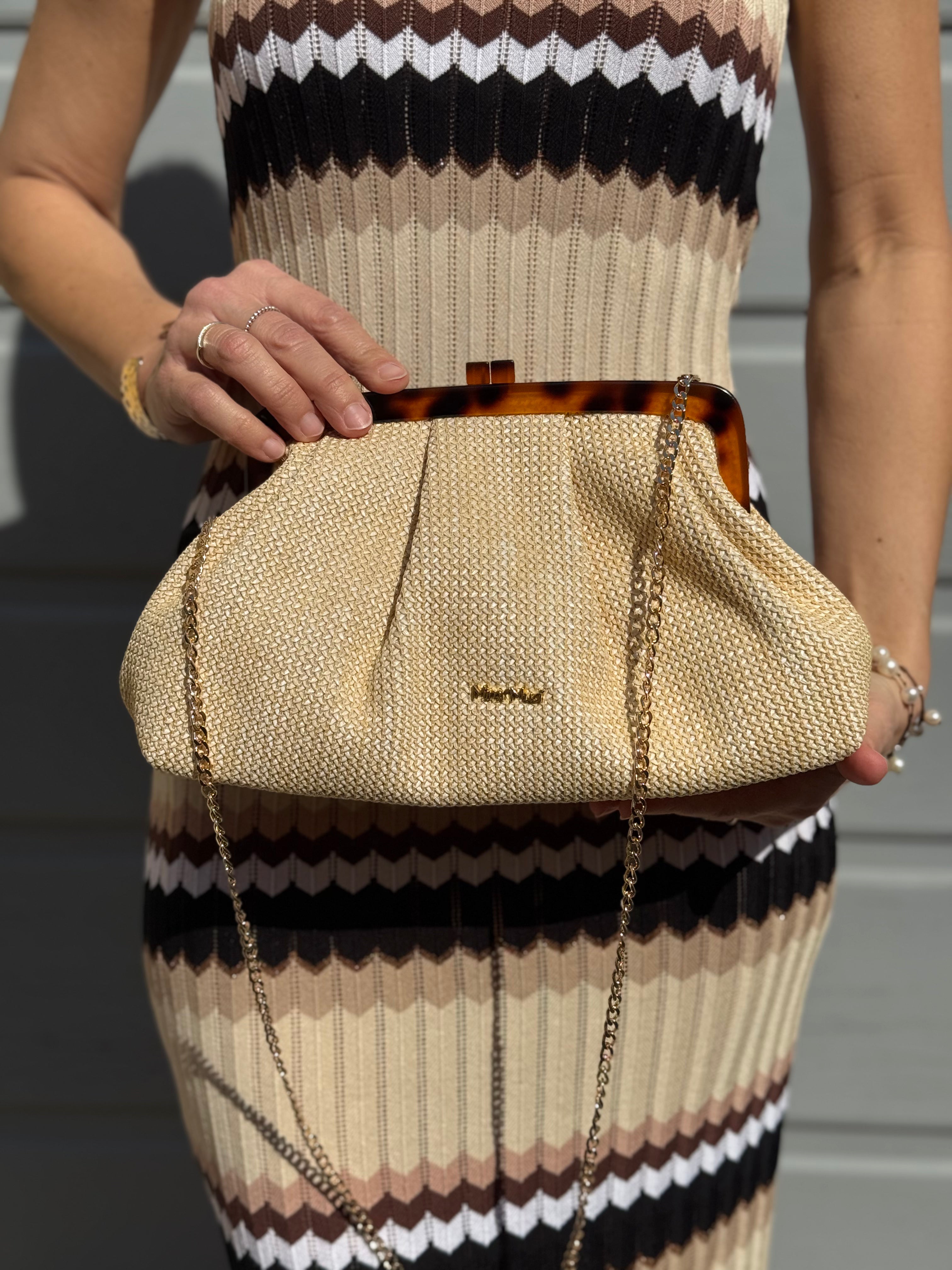 Clutch rafia mimì