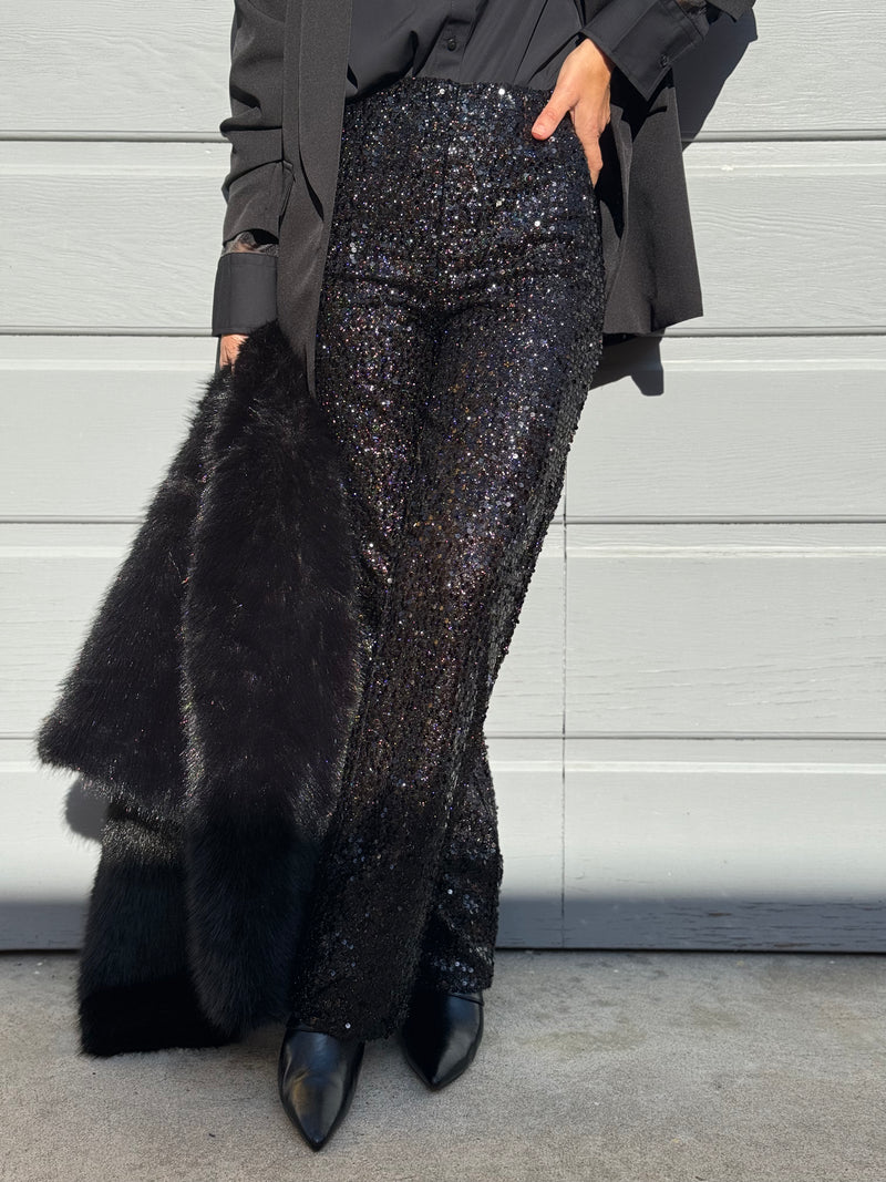 Pantalone paillettes jdy