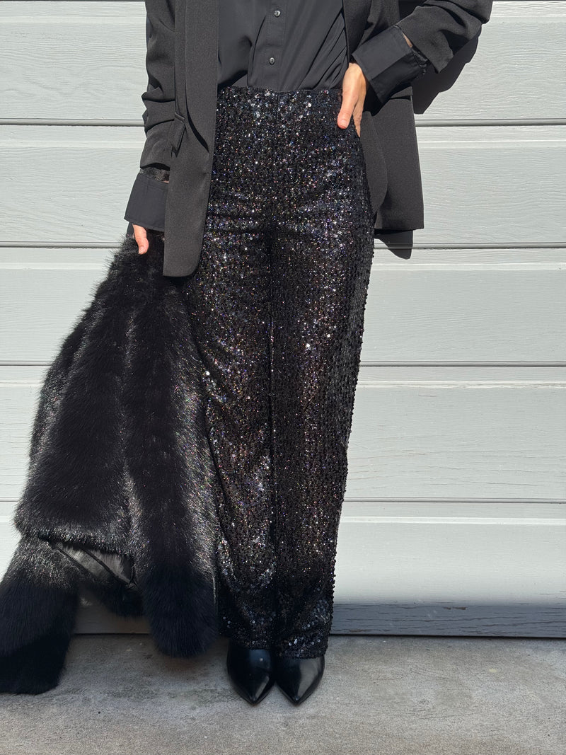 Pantalone paillettes jdy