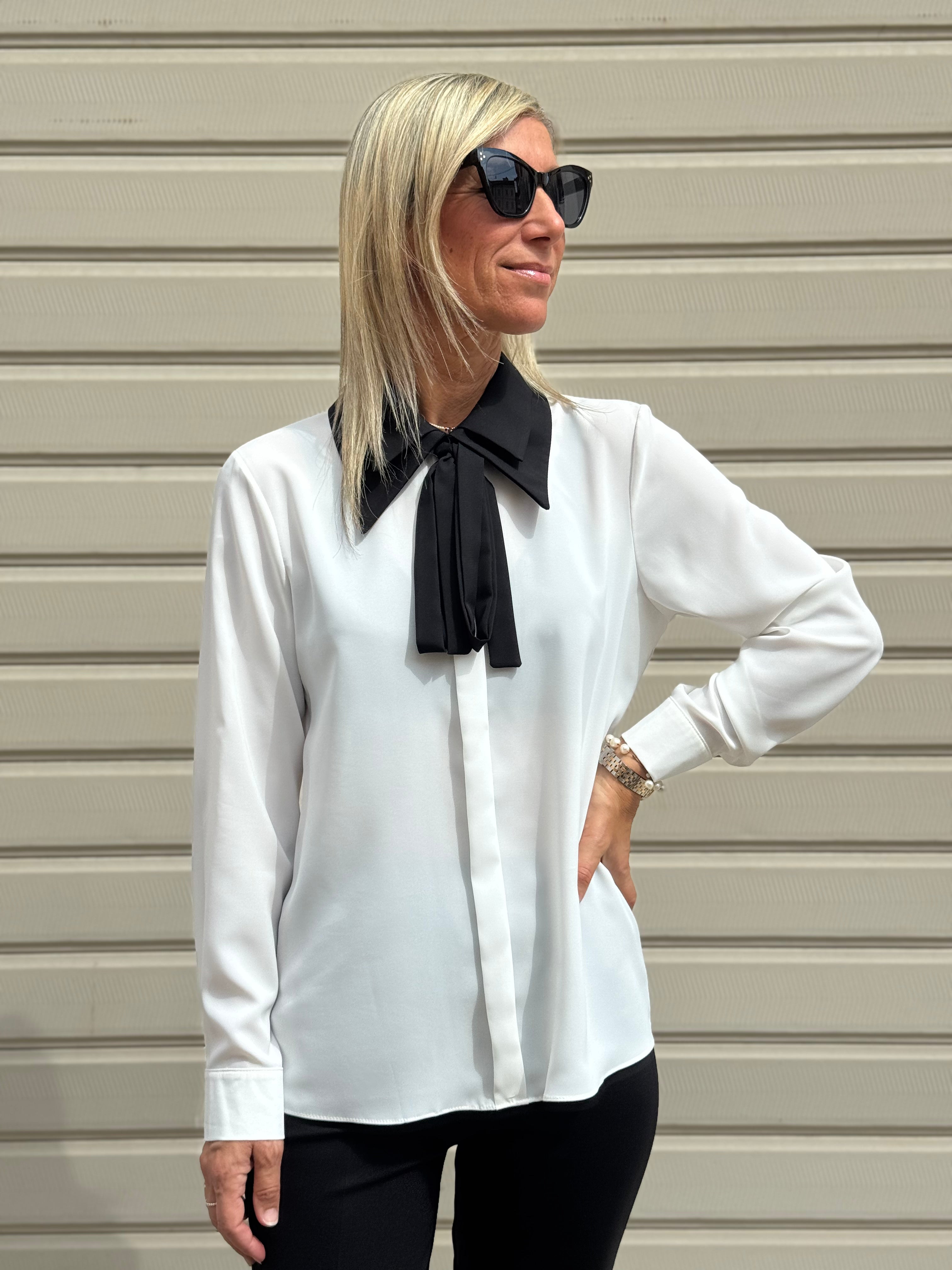 Camicia doppio colletto mimì