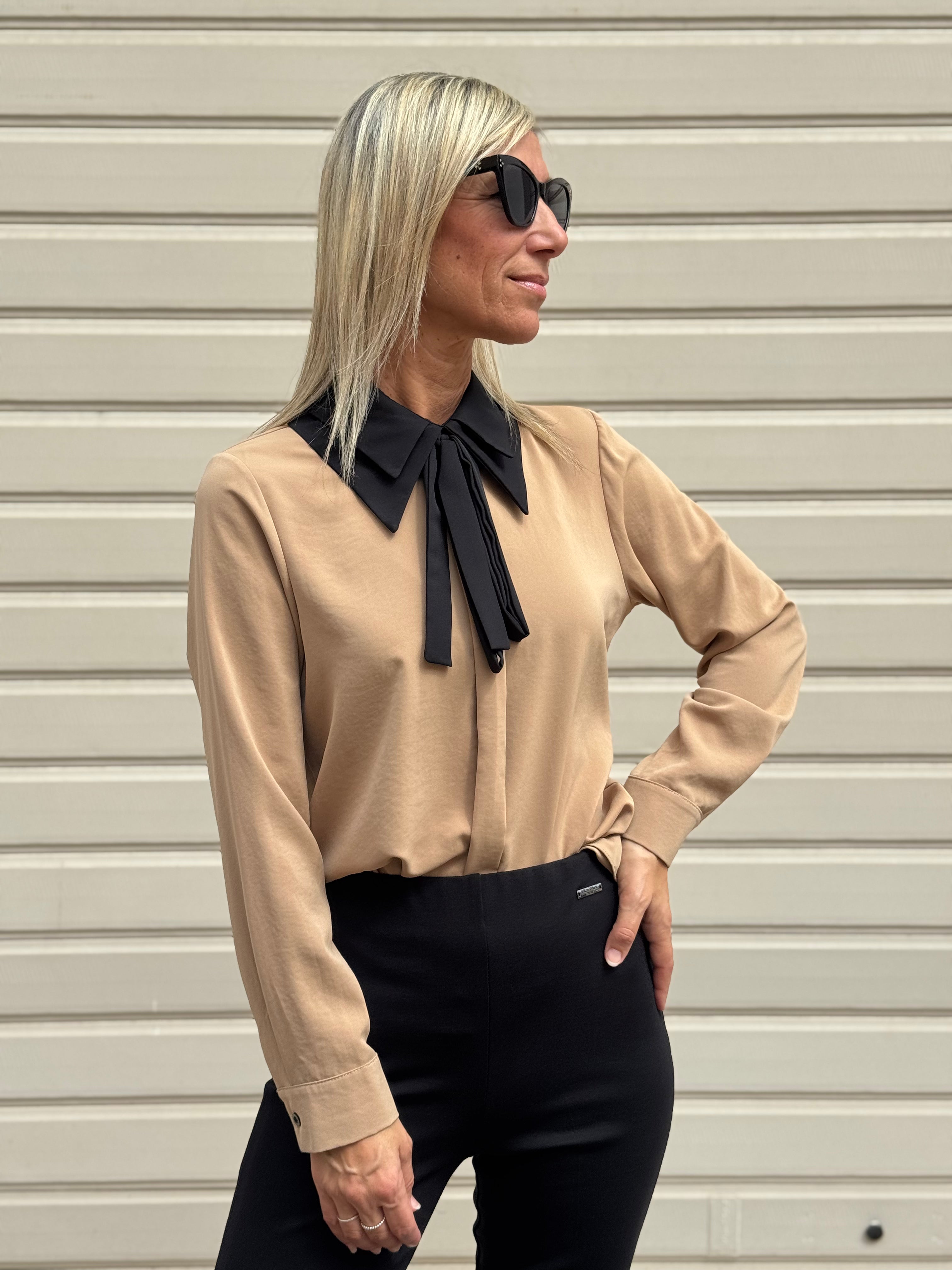Camicia doppio colletto mimì