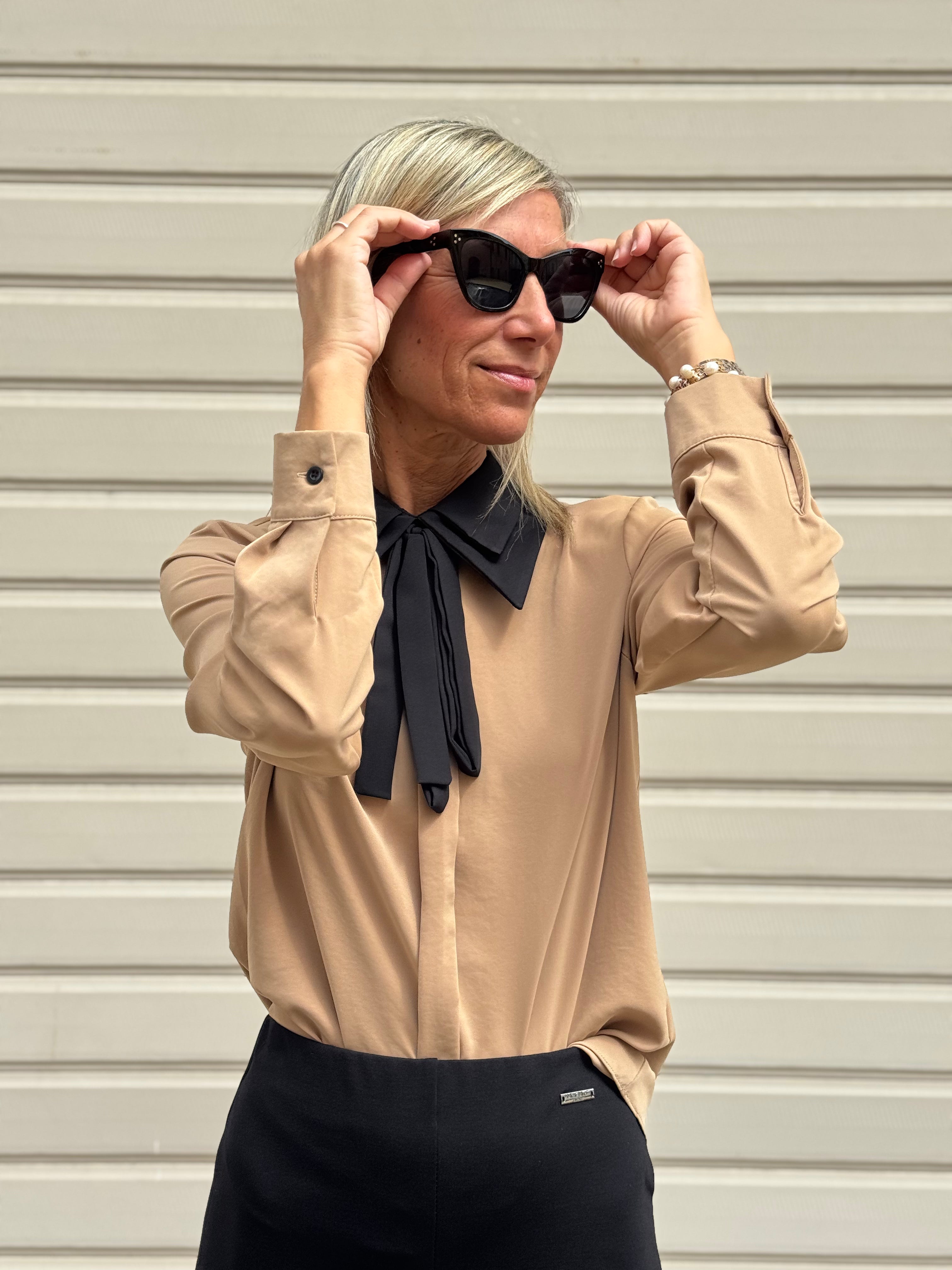 Camicia doppio colletto mimì
