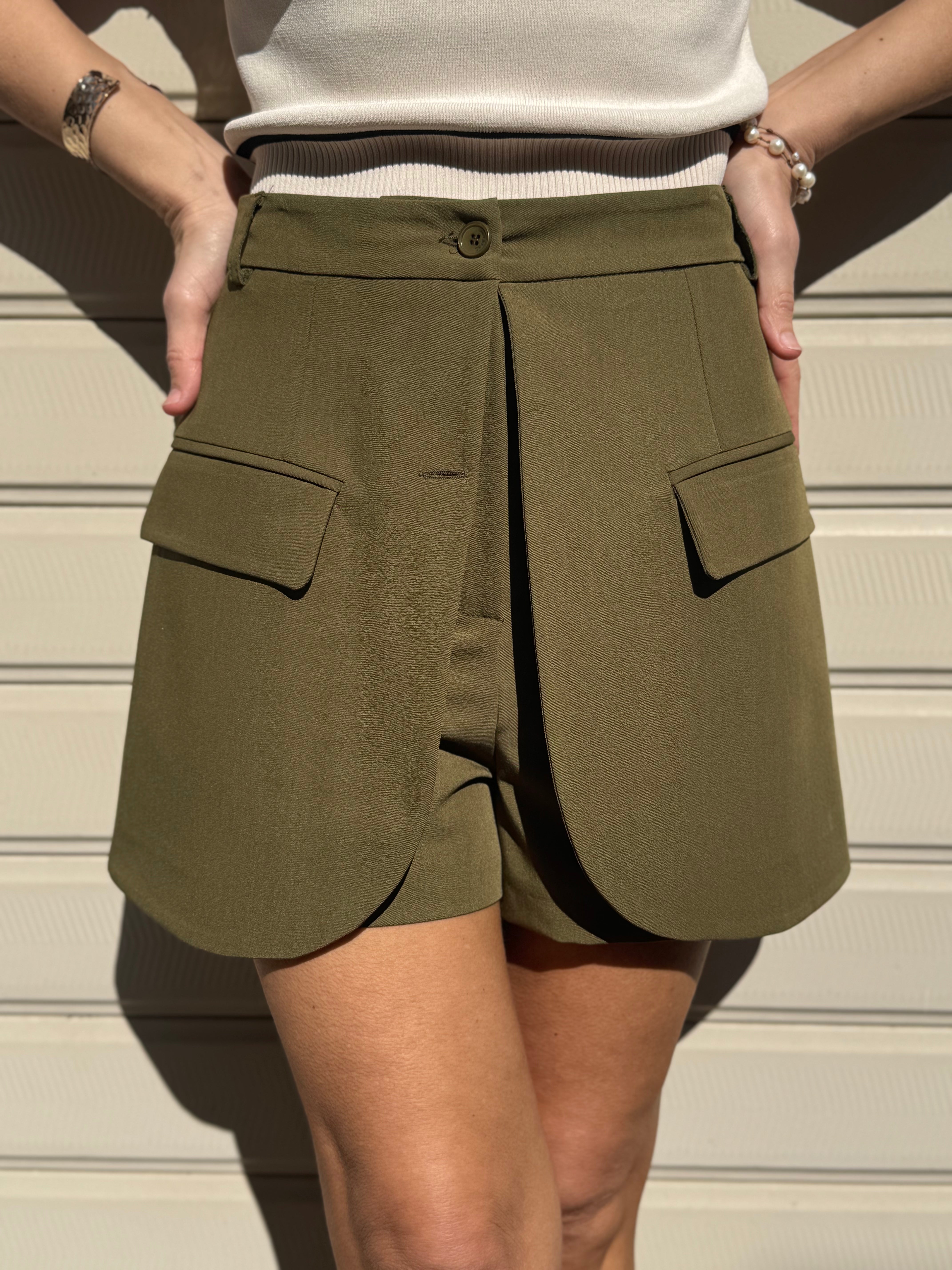 Gonna shorts militare imperial