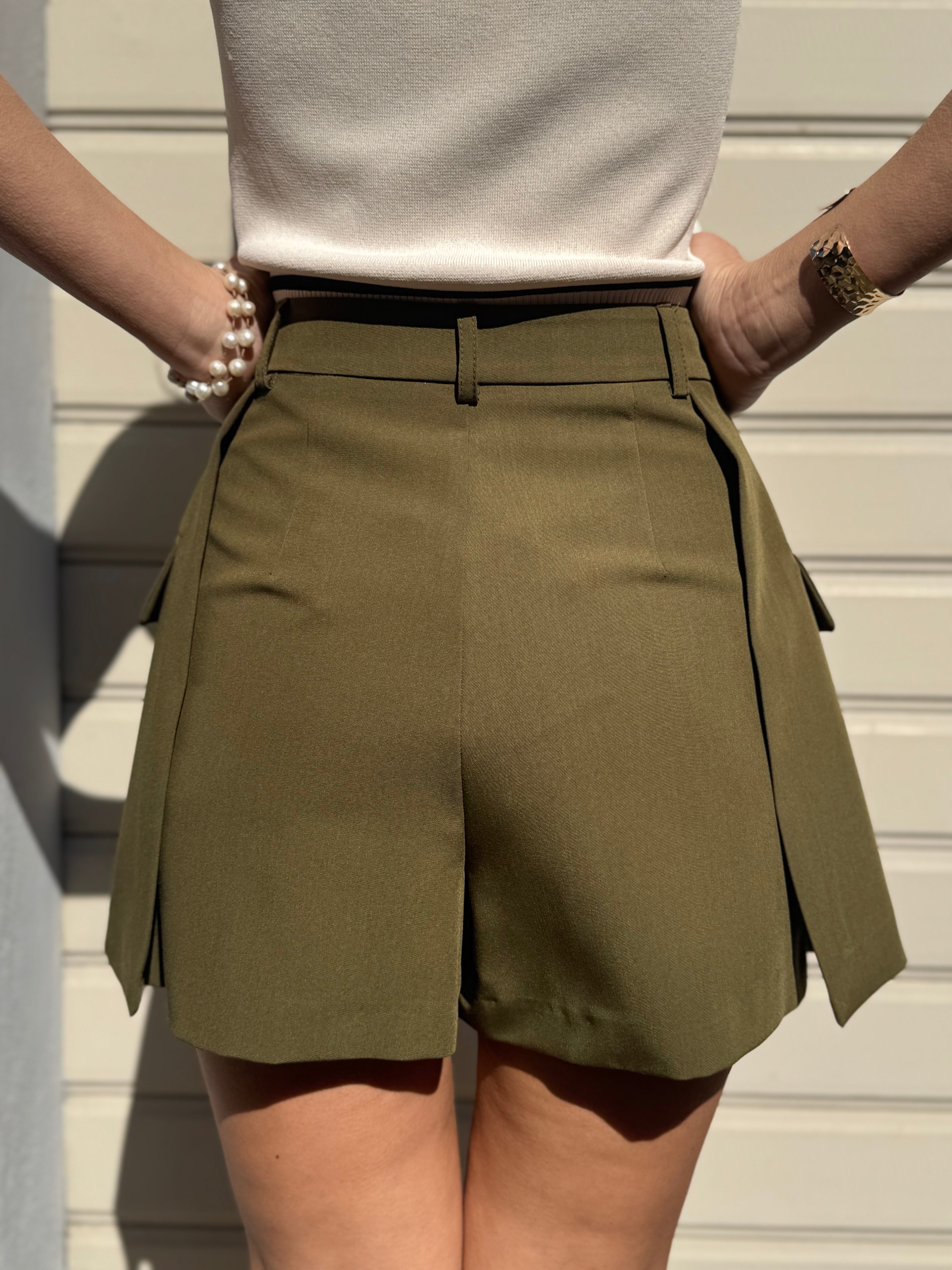 Gonna shorts militare imperial