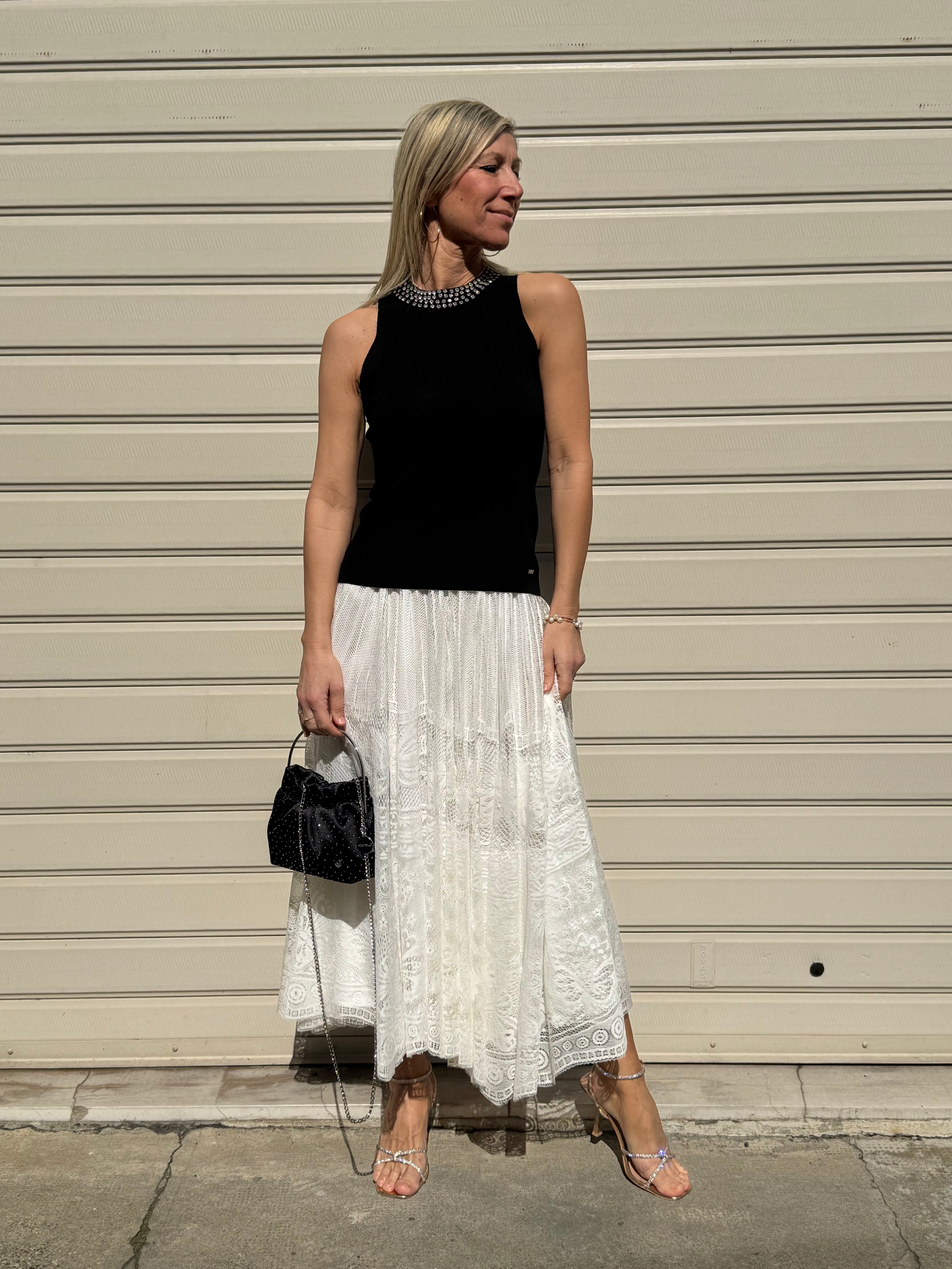 Canotta strass artigli