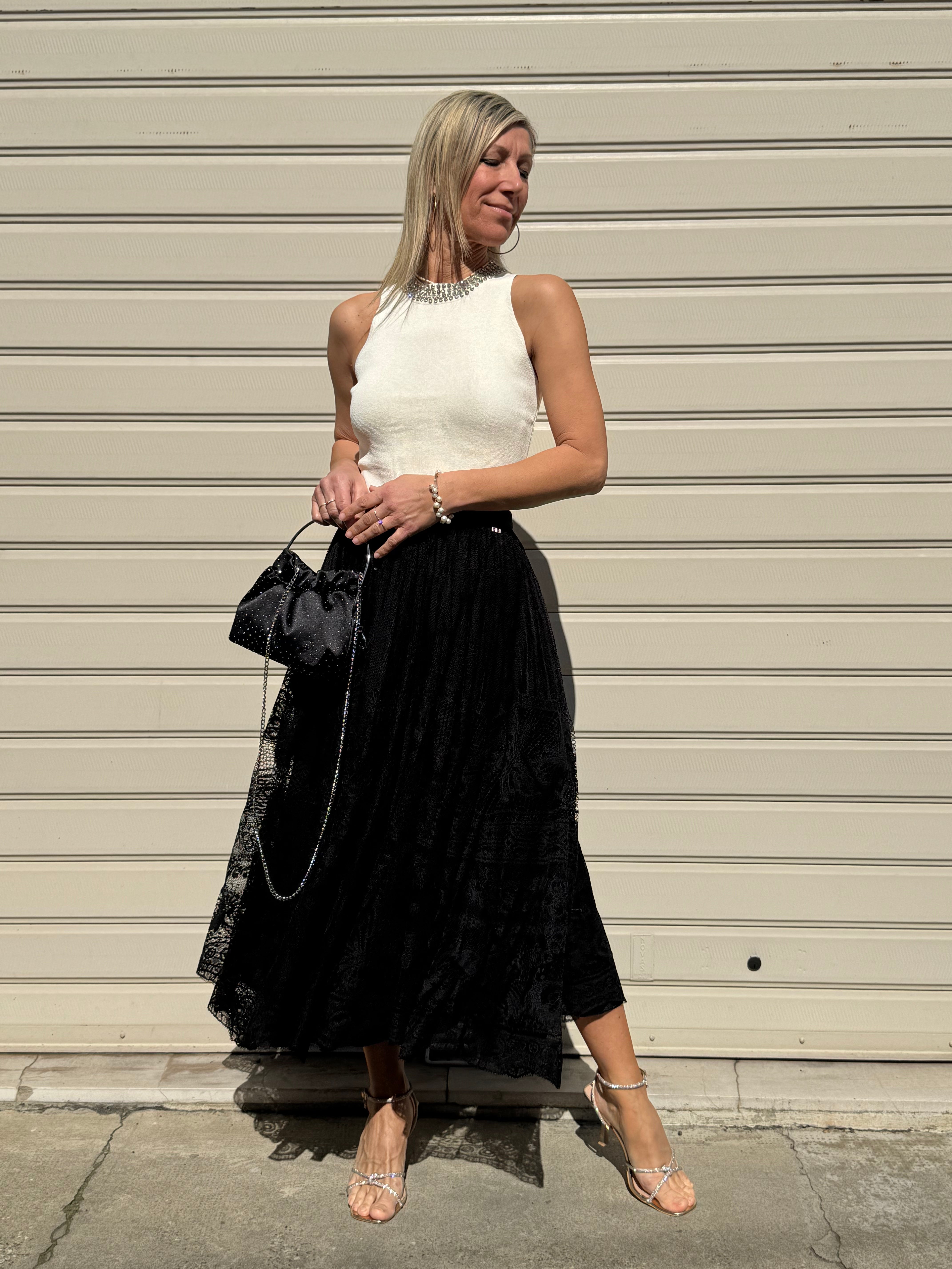 Canotta strass artigli