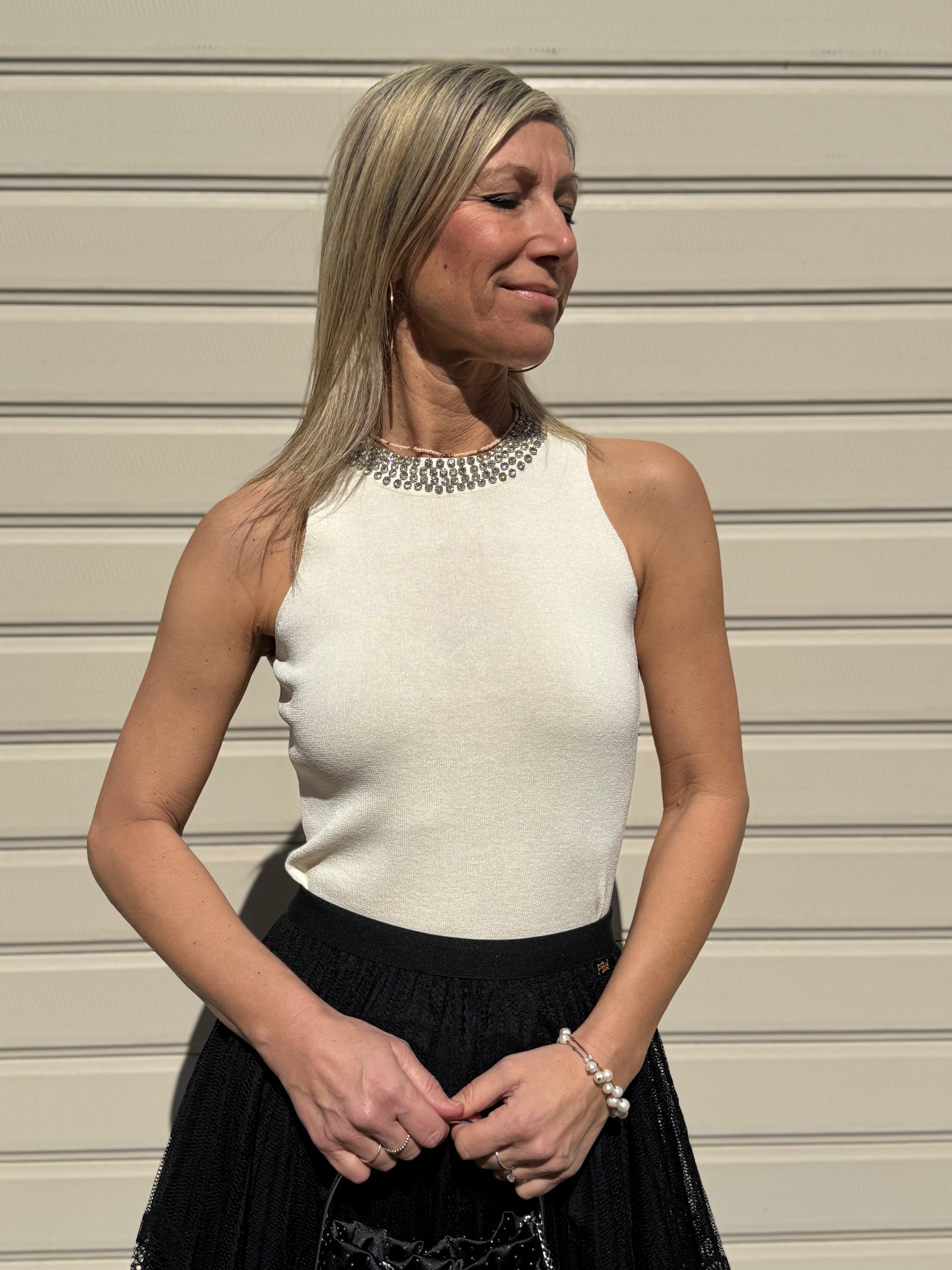 Canotta strass artigli