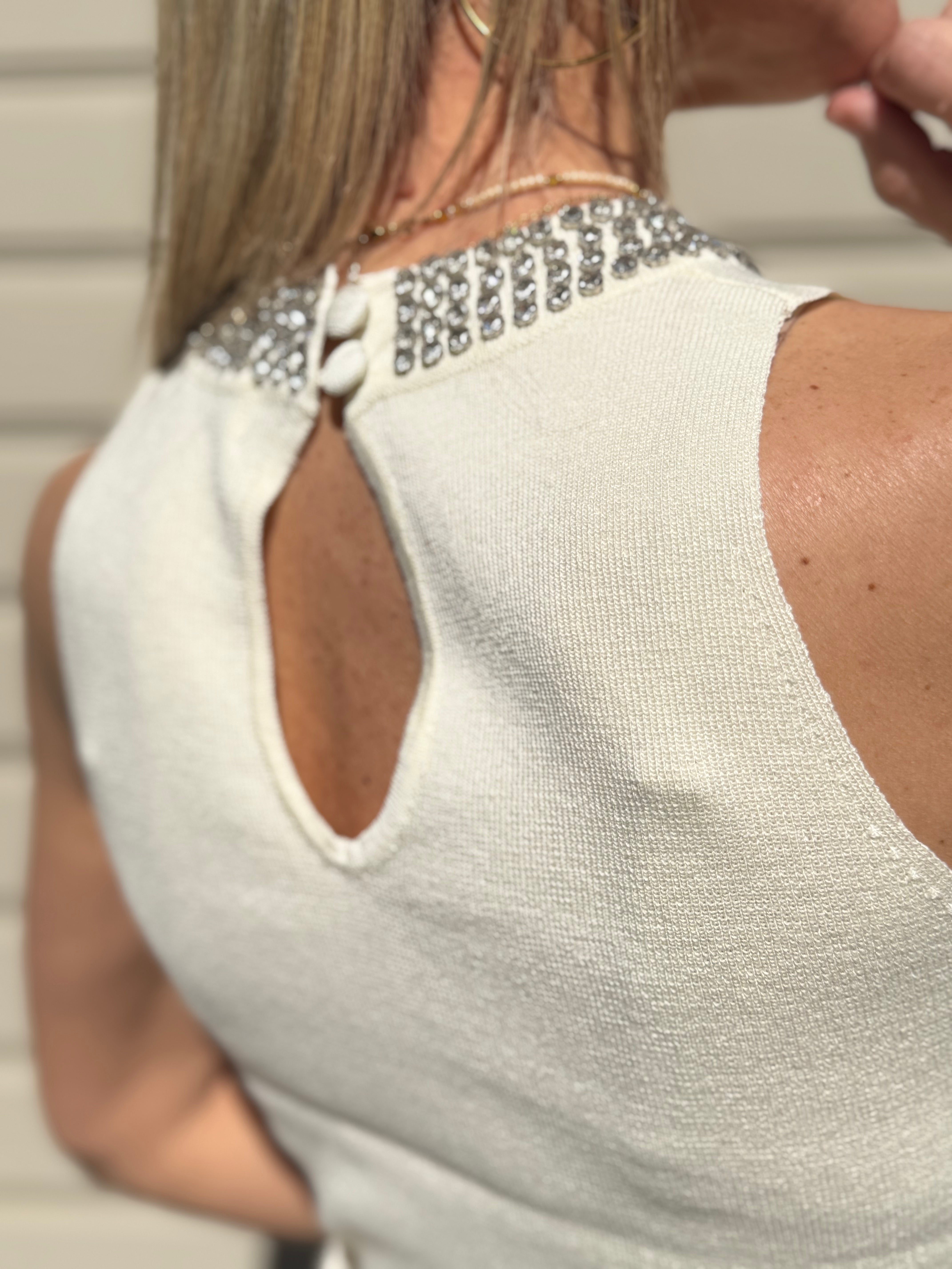 Canotta strass artigli