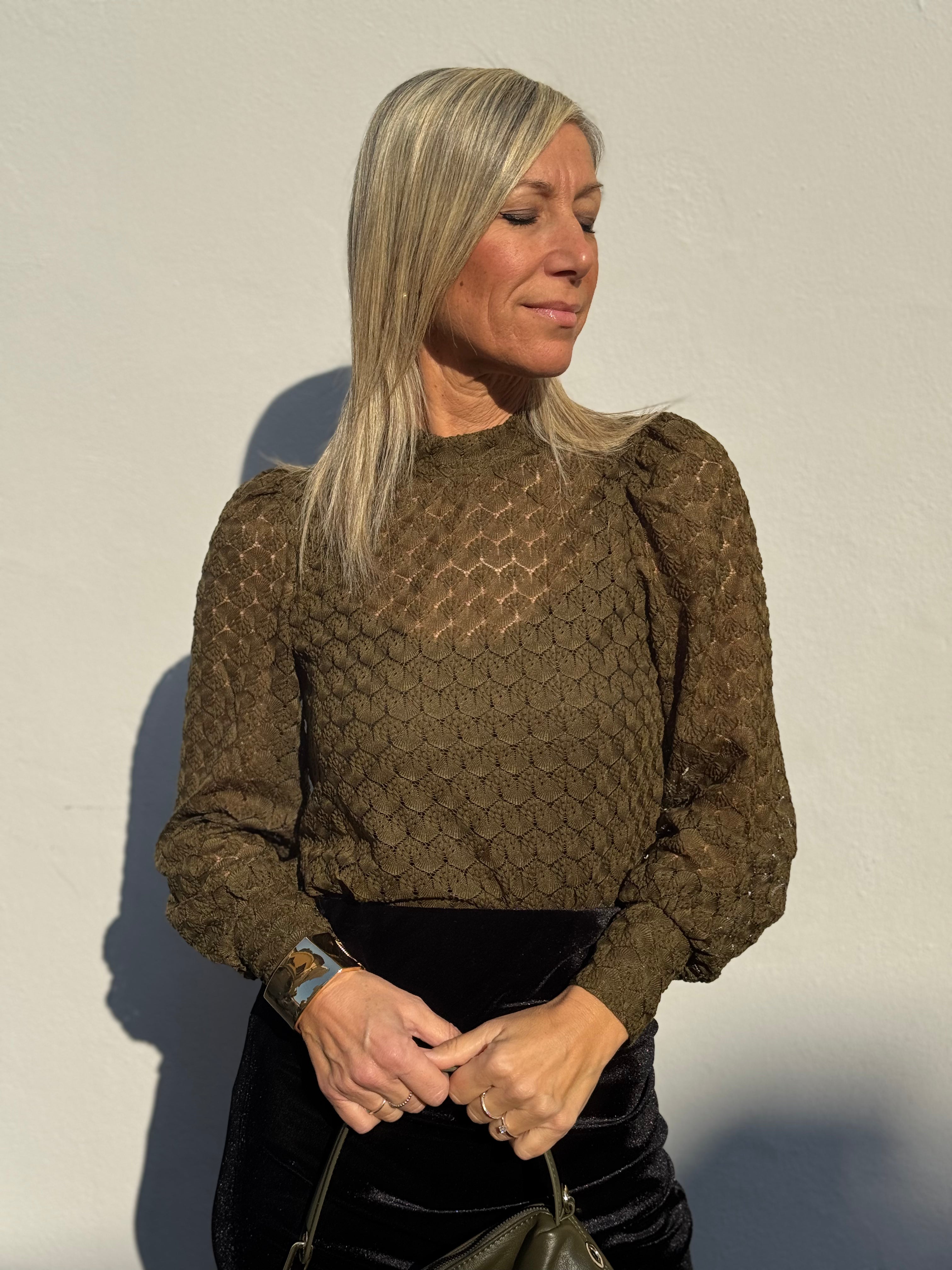 Blusa foglioline jdy