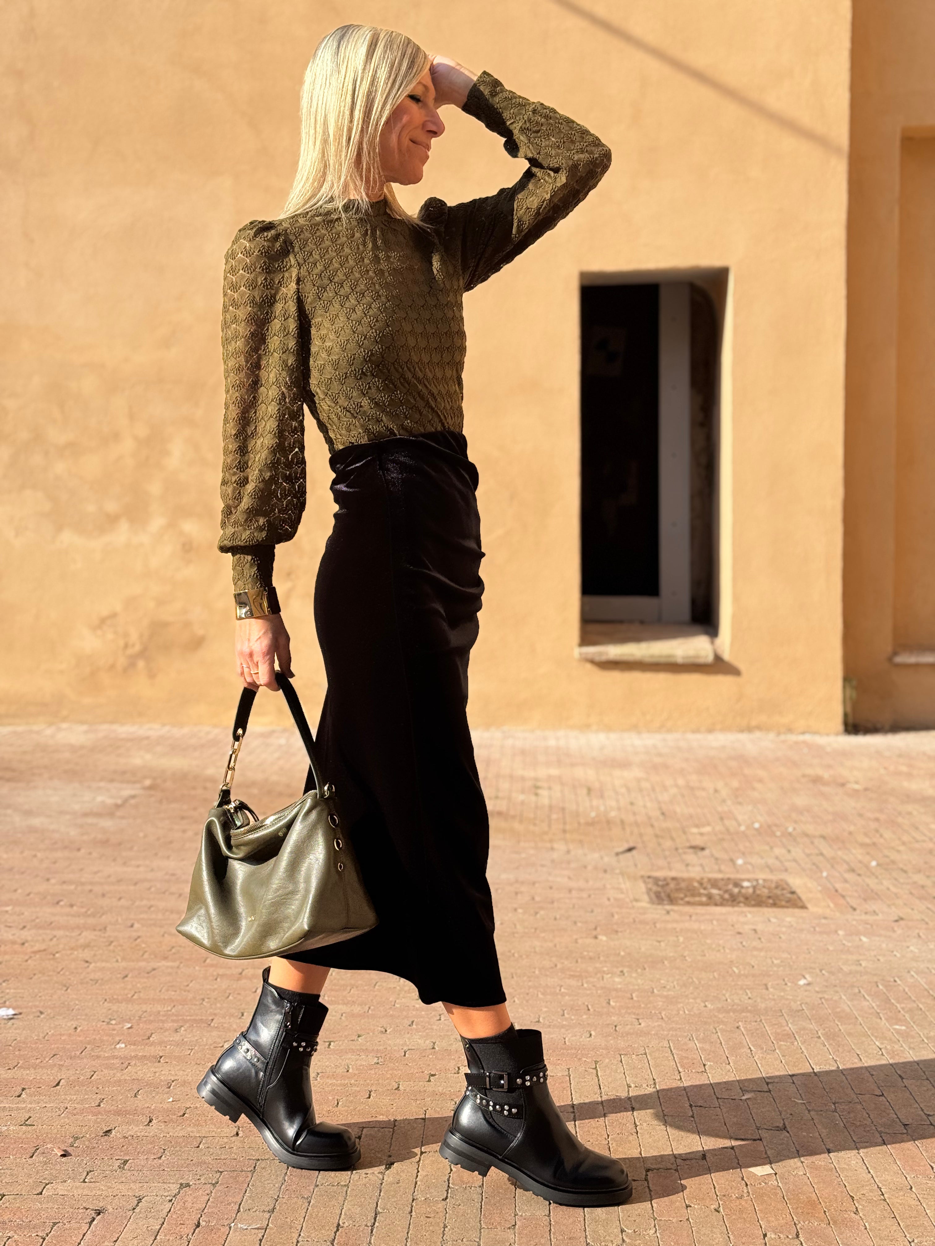 Blusa foglioline jdy