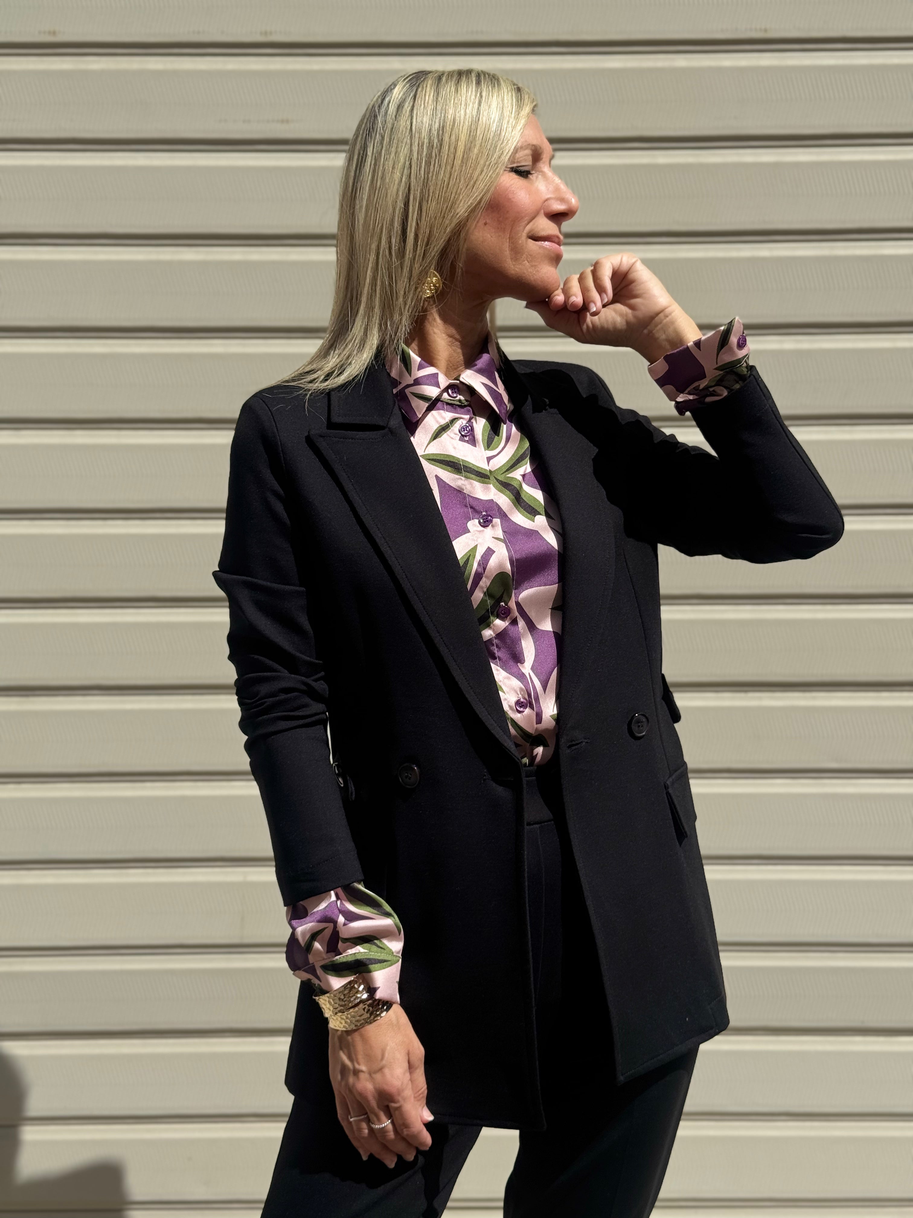Blazer punto milano mimì