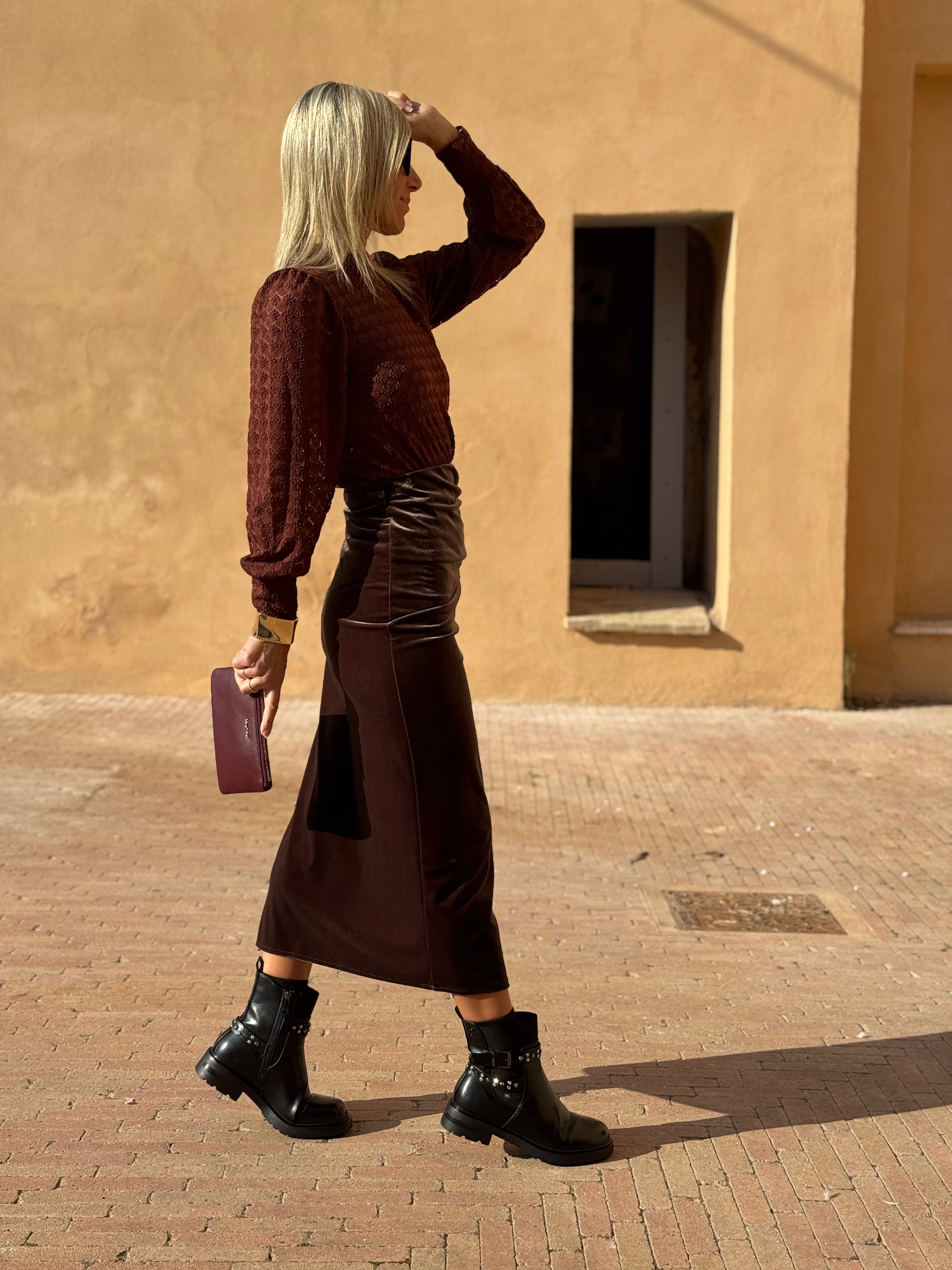 Blusa foglioline jdy