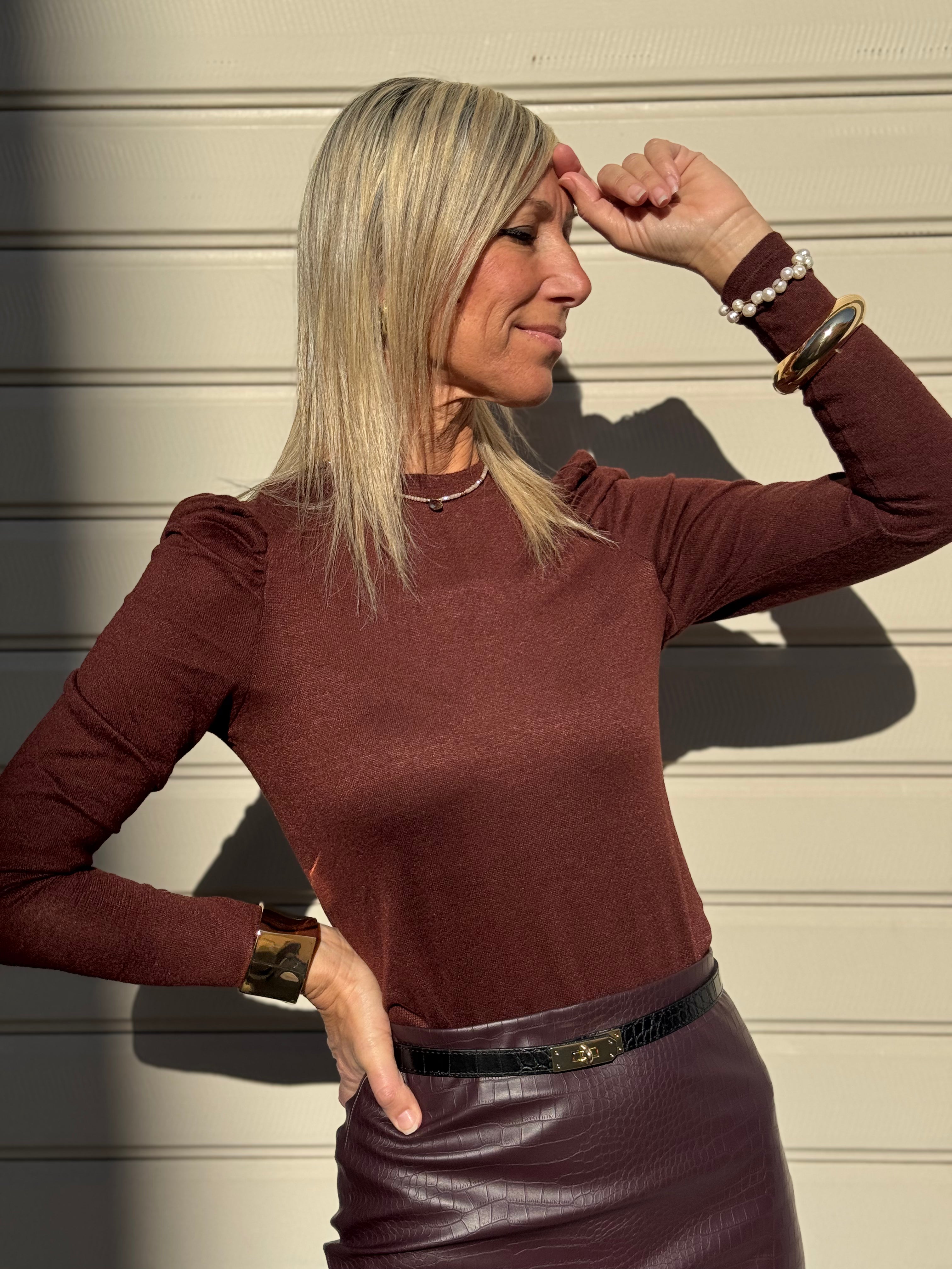 Maglia spalla sbuffo jdy