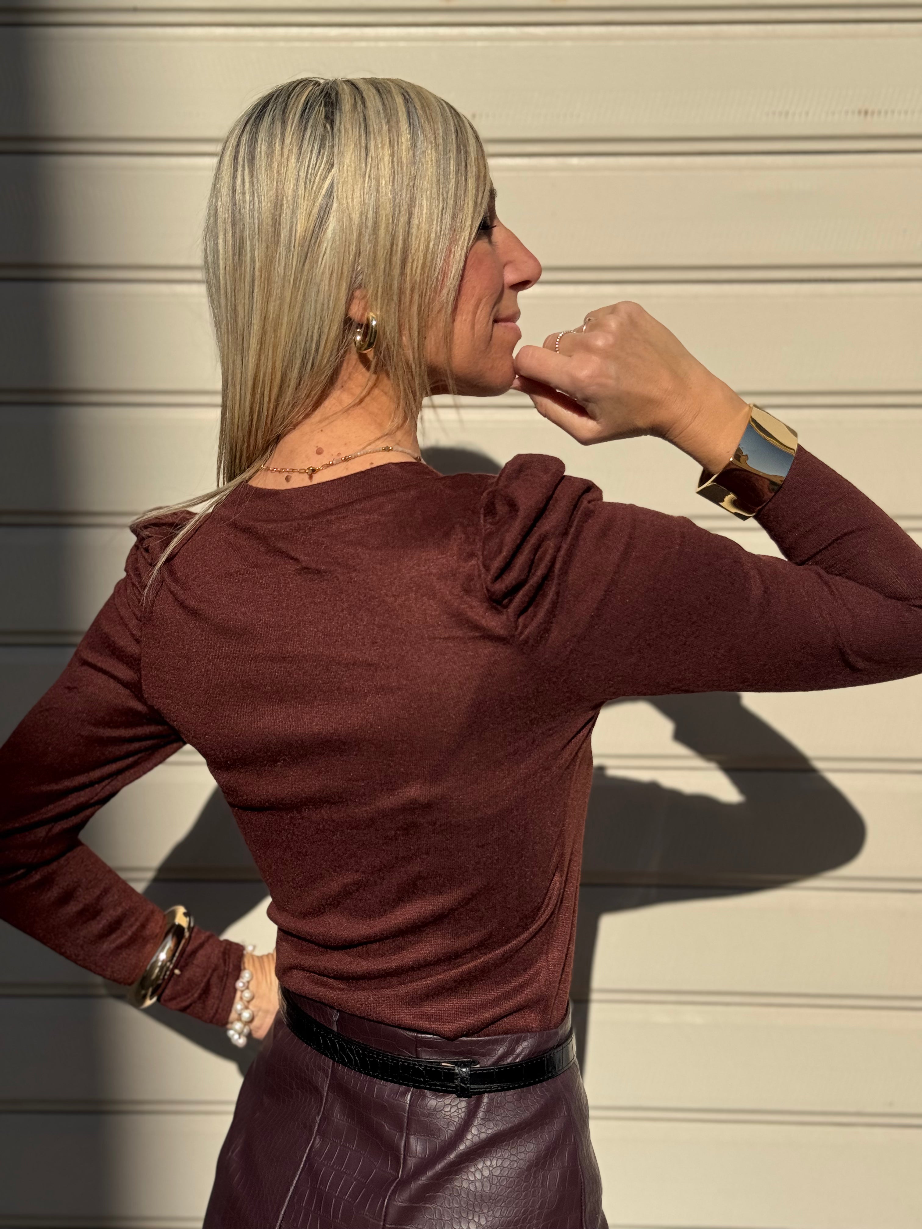 Maglia spalla sbuffo jdy