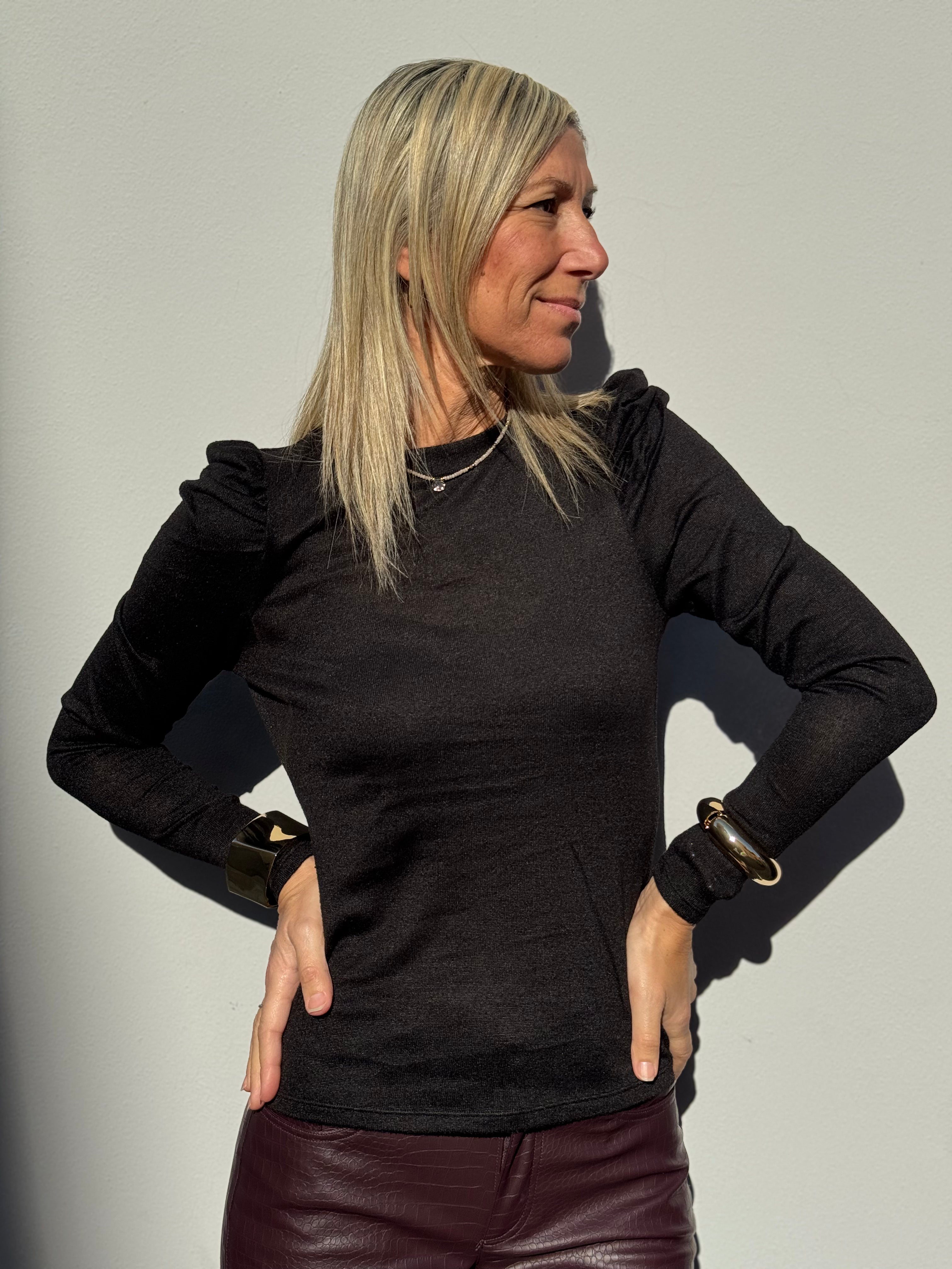 Maglia spalla sbuffo jdy