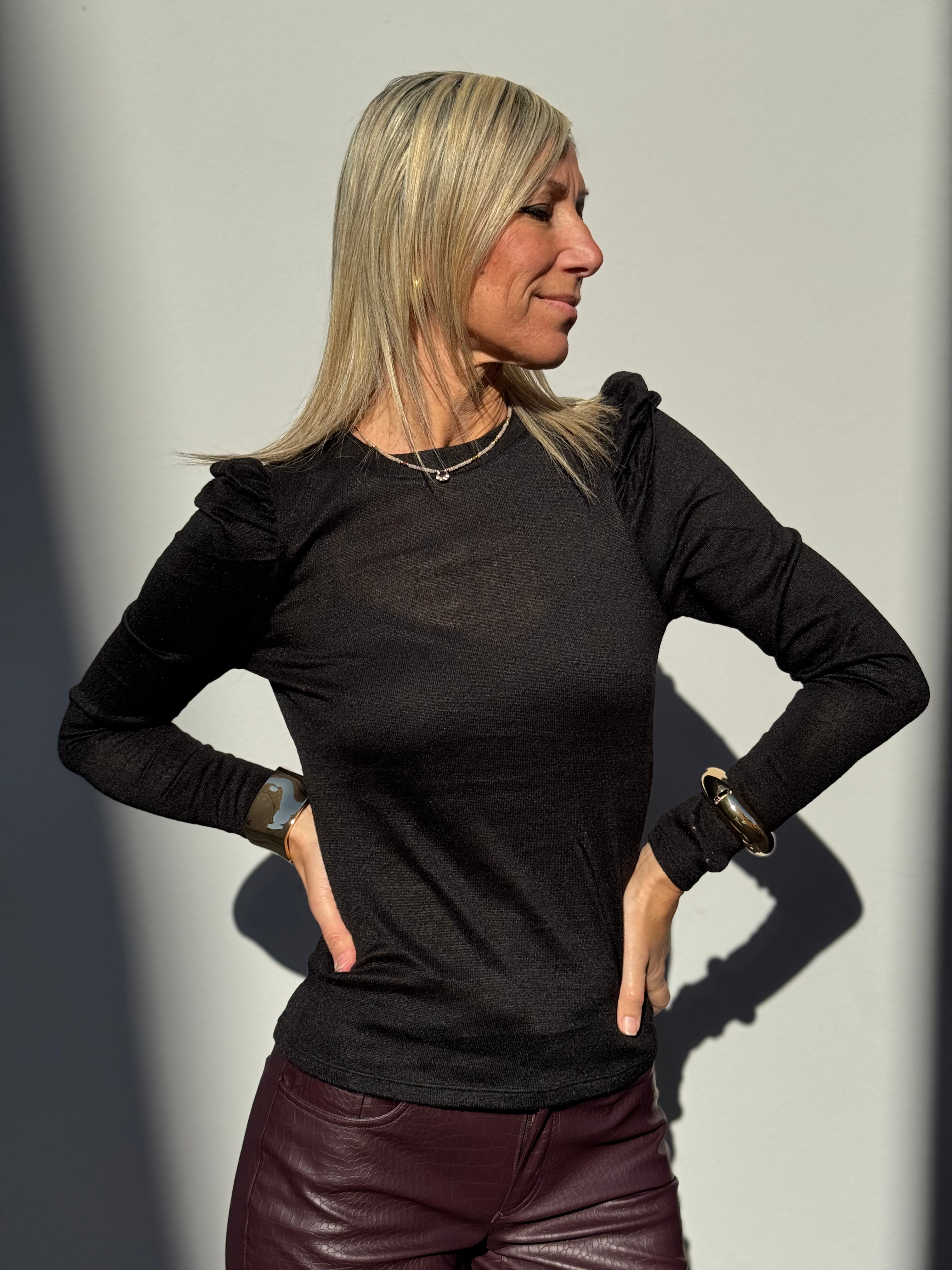 Maglia spalla sbuffo jdy