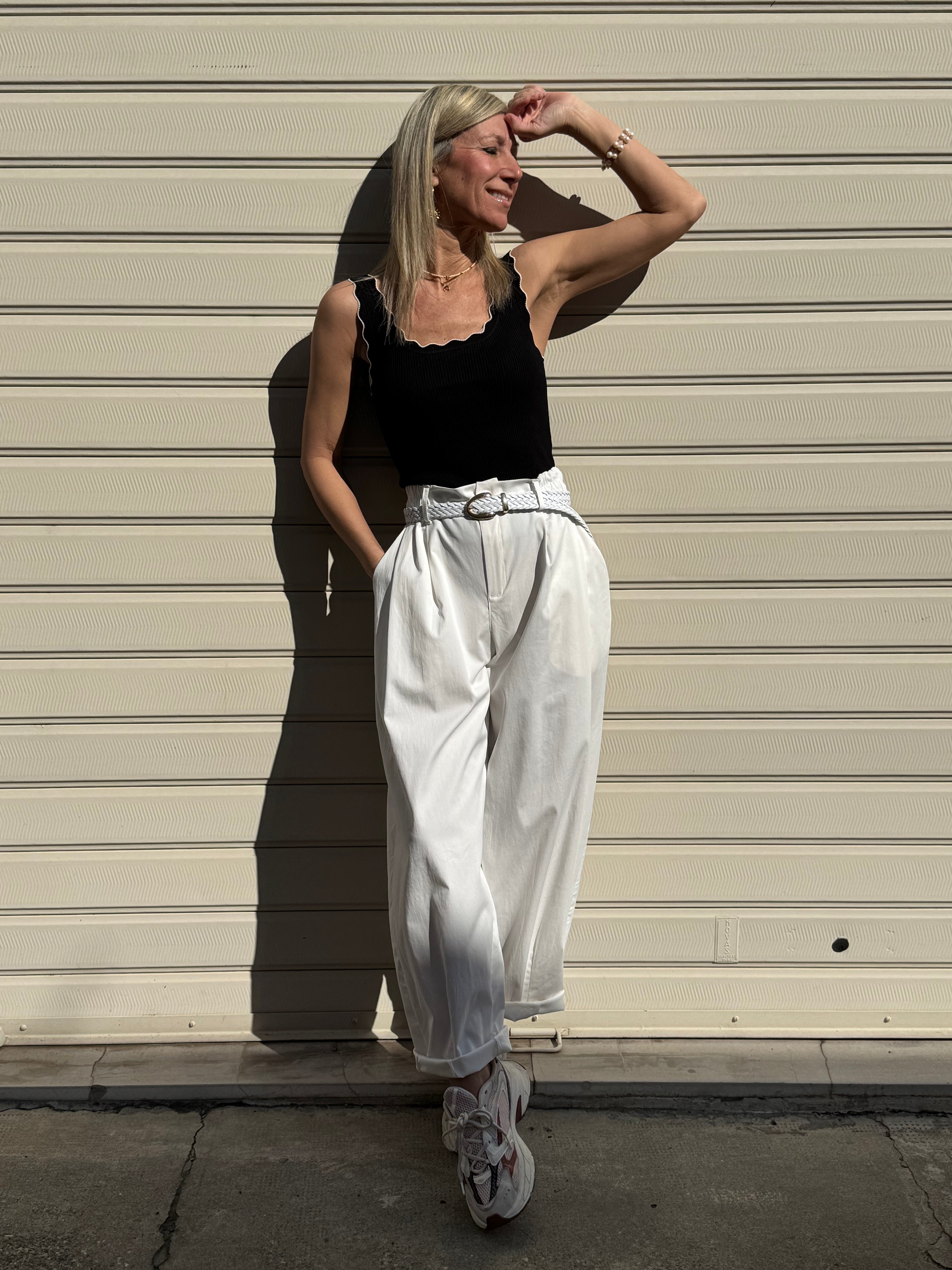 Pantalone lyocell barrel