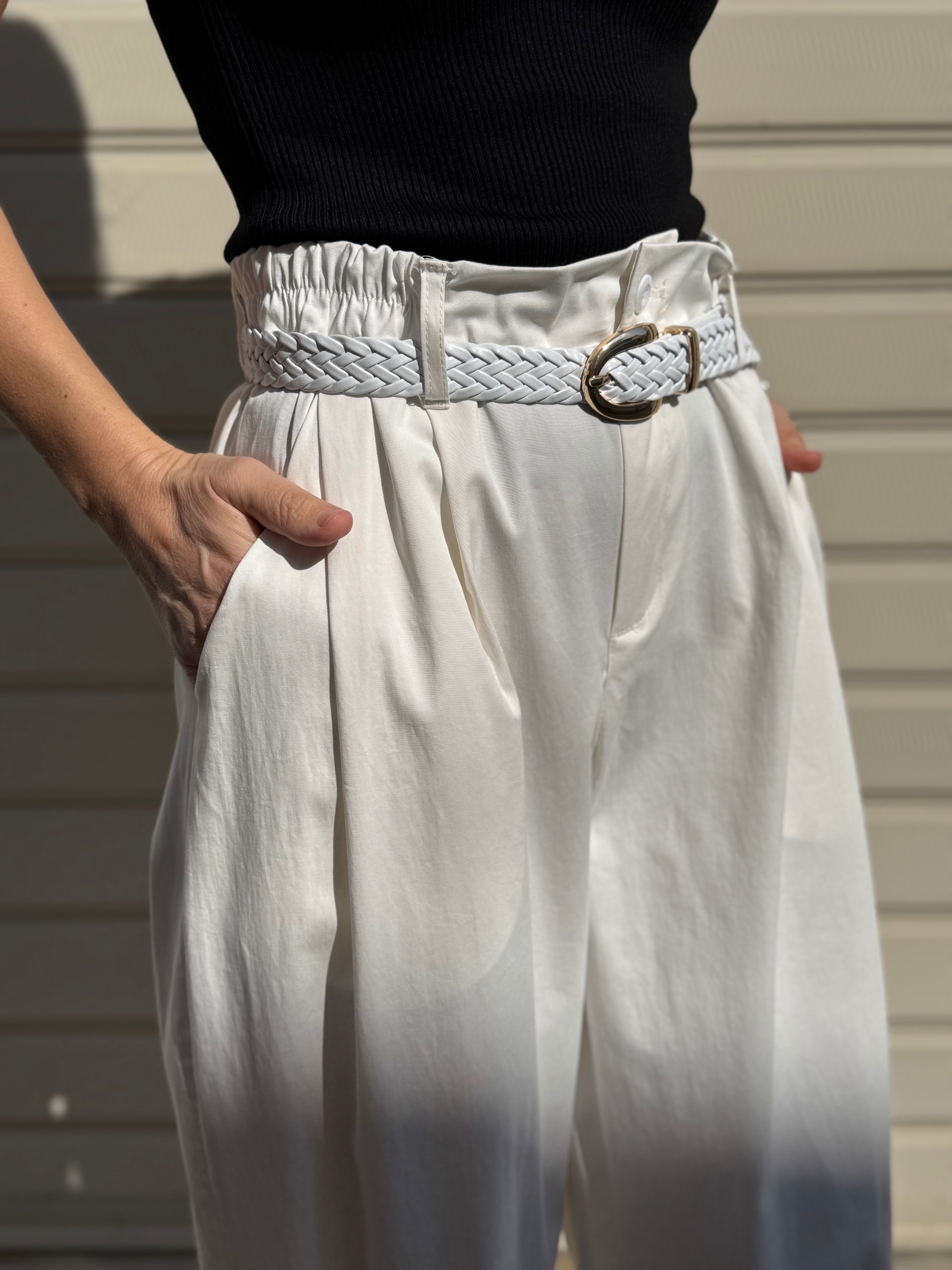 Pantalone lyocell barrel