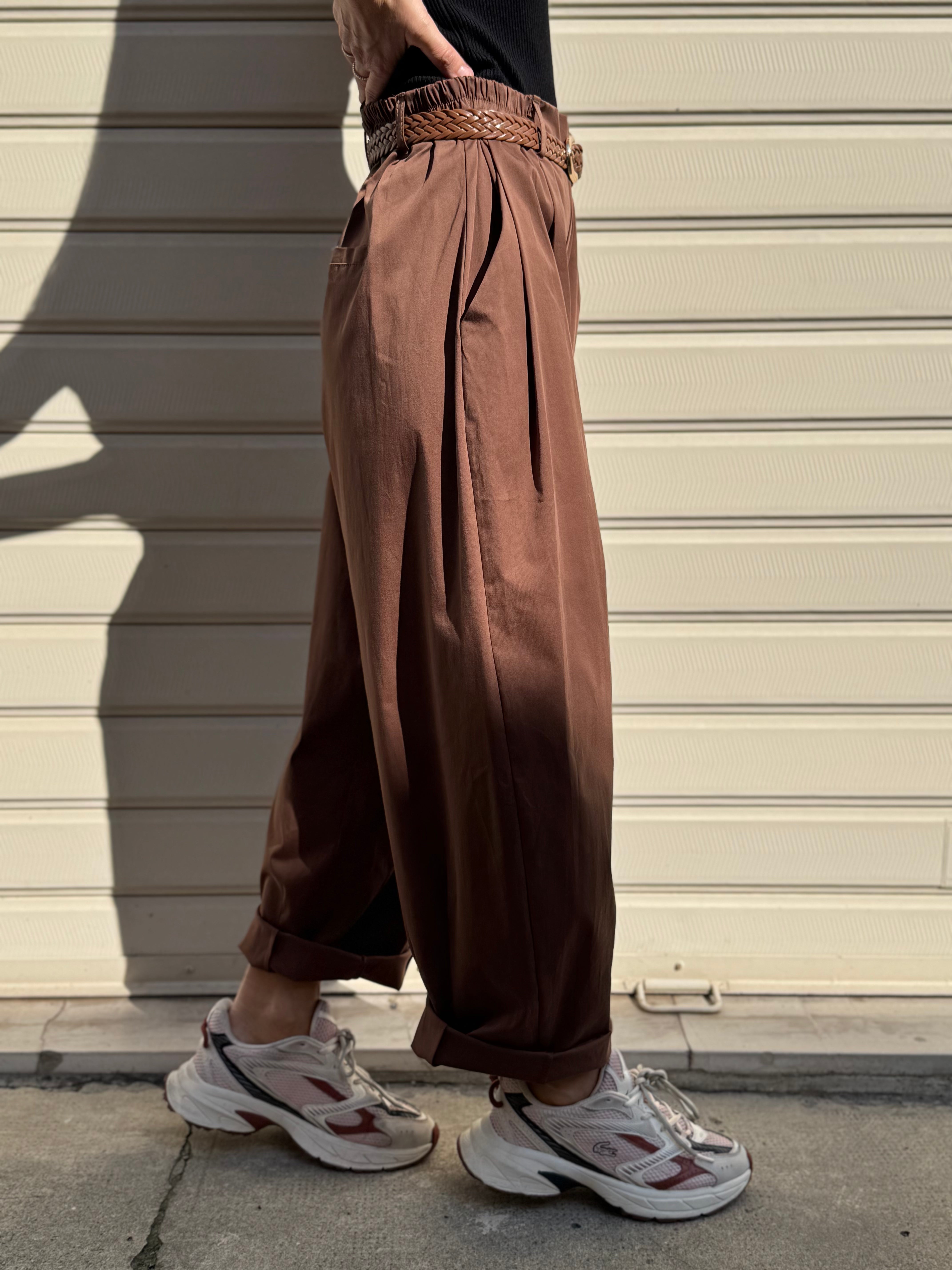 Pantalone lyocell barrel