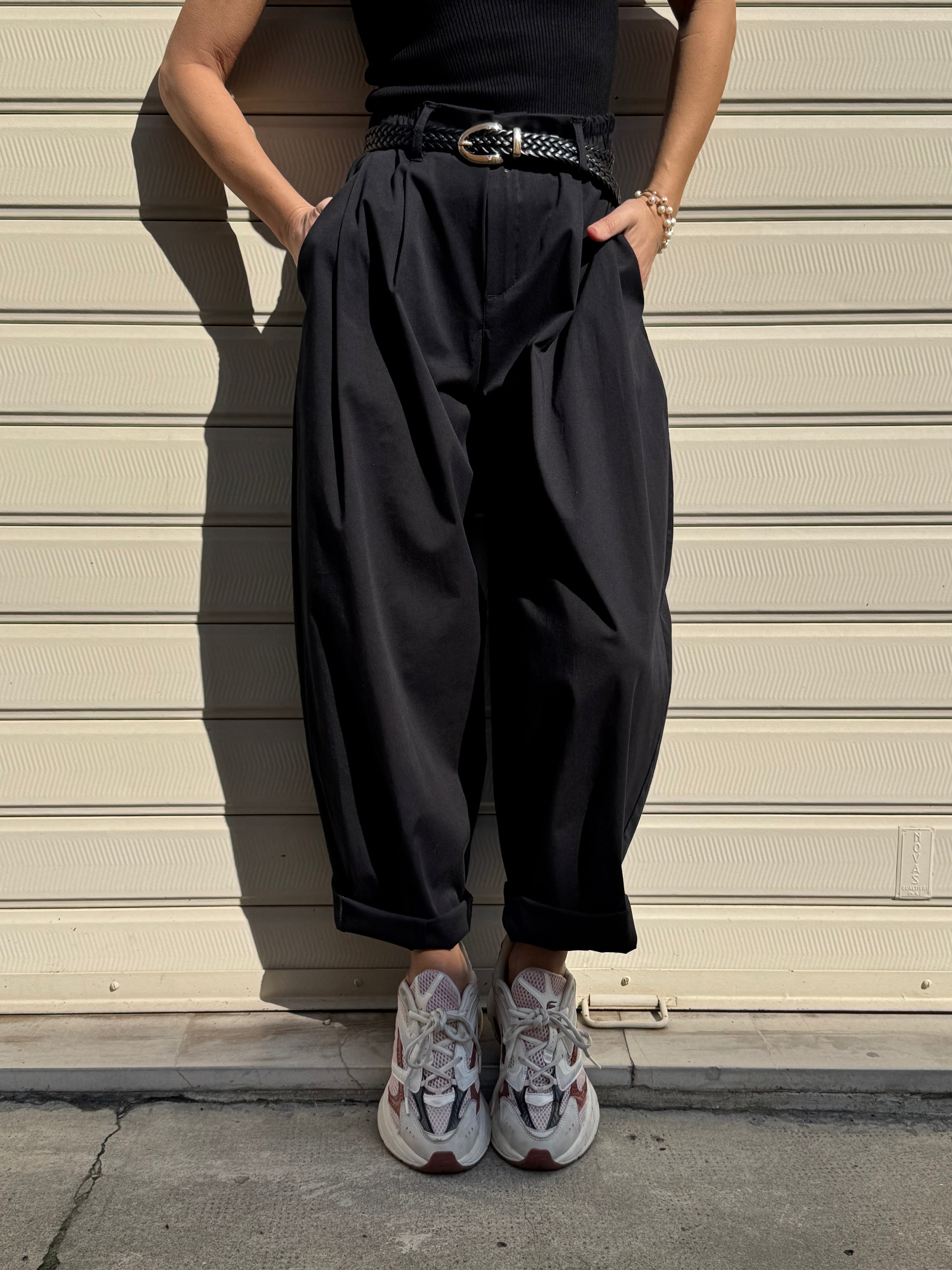 Pantalone lyocell barrel