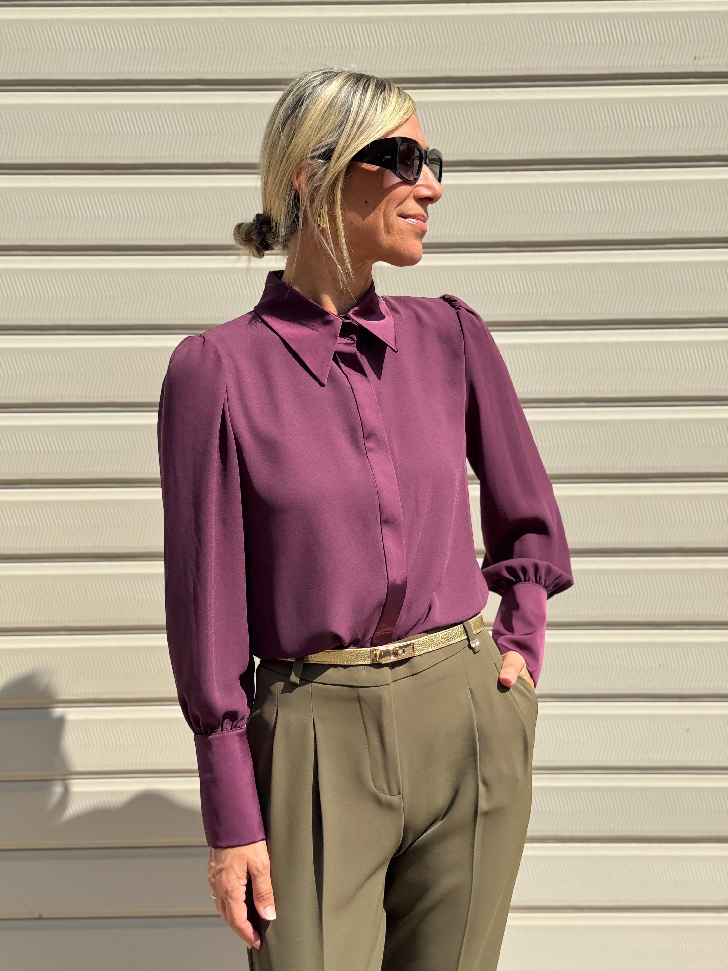 Camicia colletto raso artigli