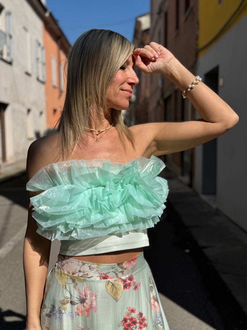 Top tulle artigli