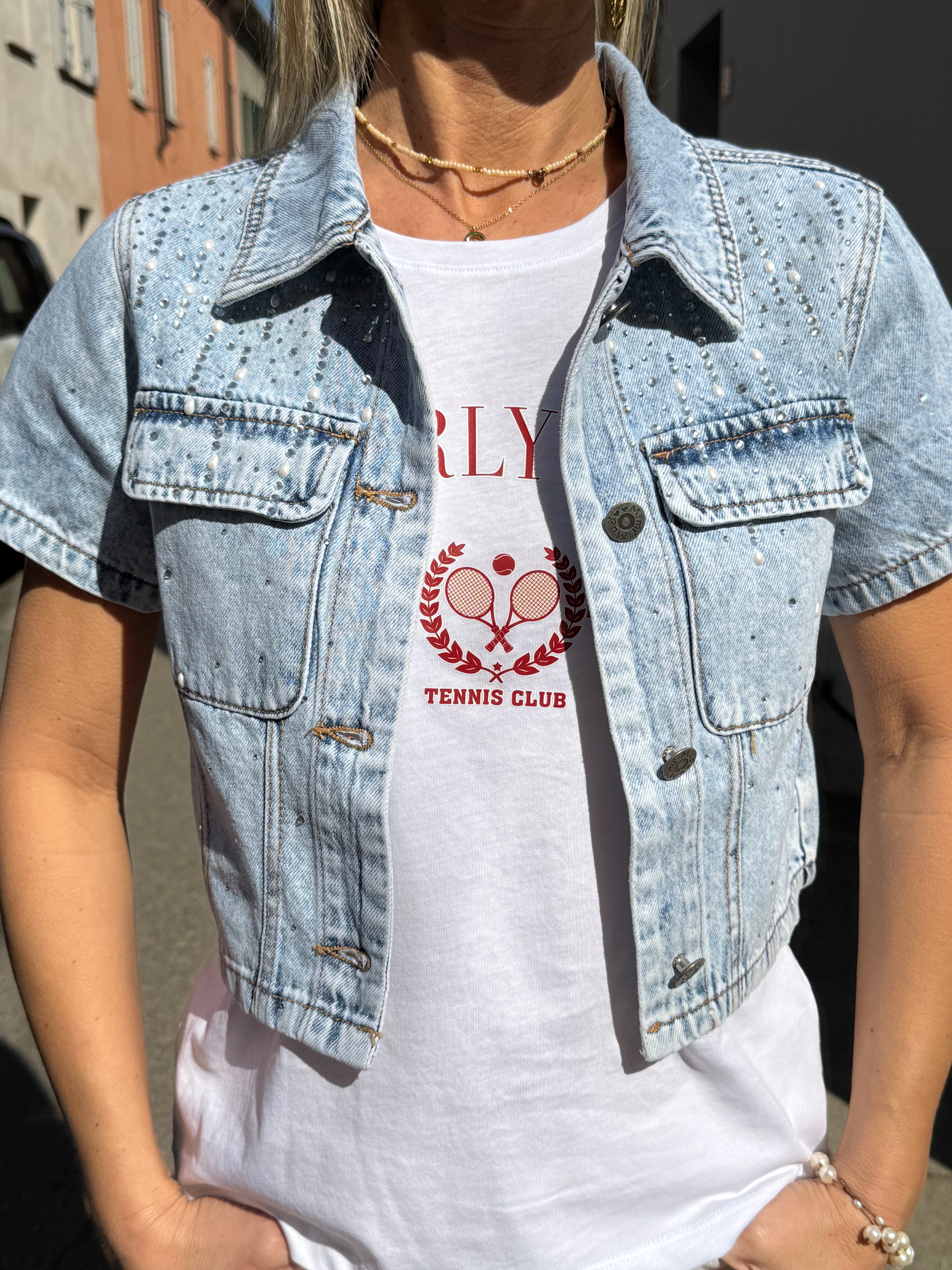 Giacchino strass e perle mimì