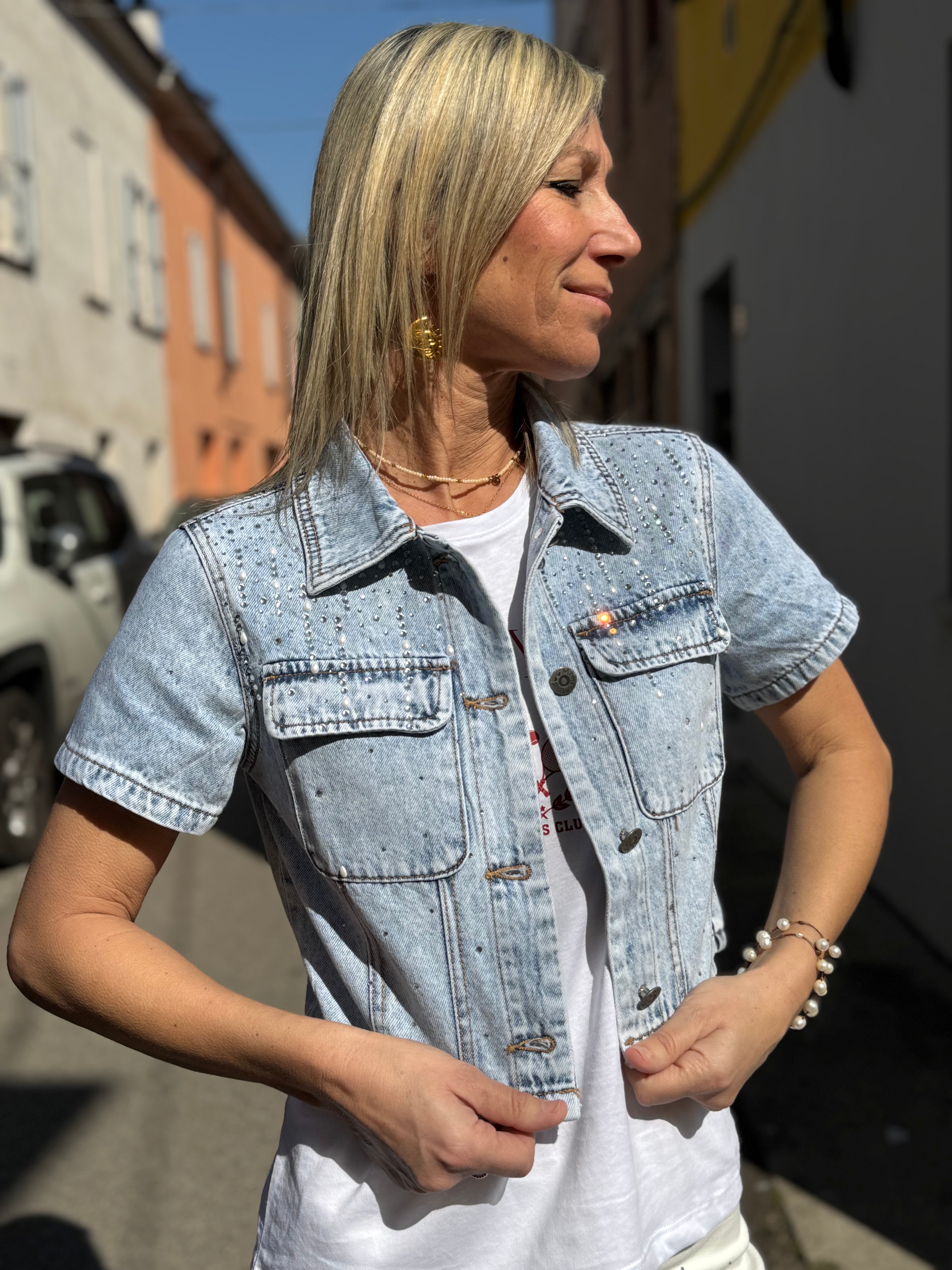 Giacchino strass e perle mimì