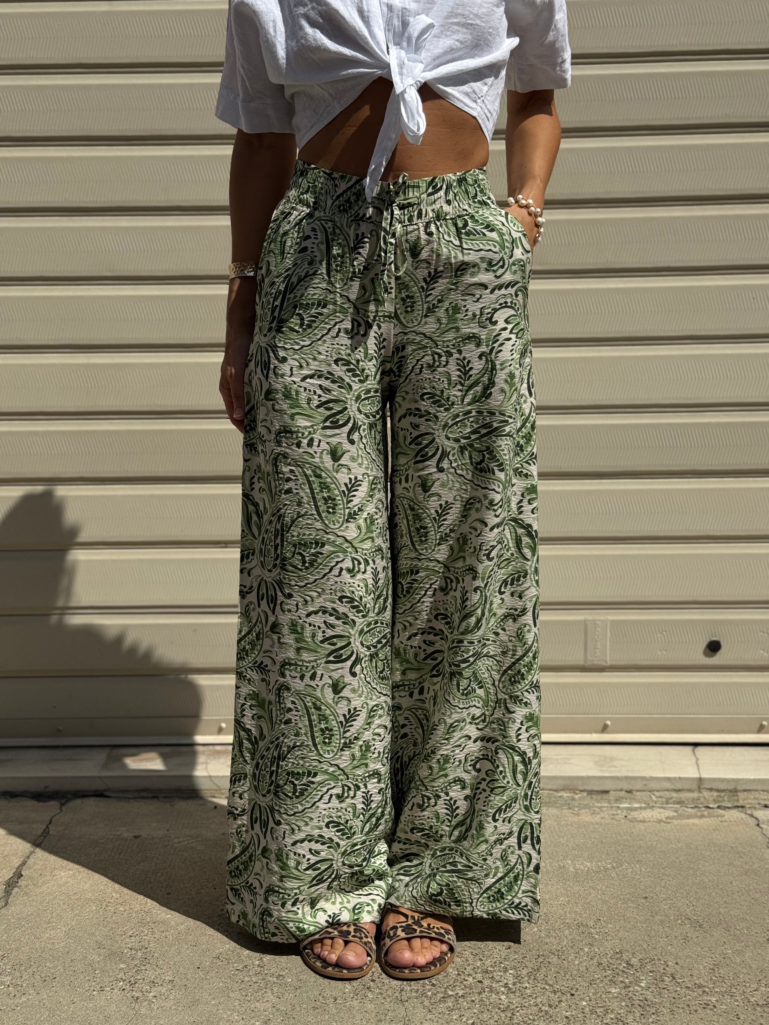 Pantalone palazzo paisley jdy