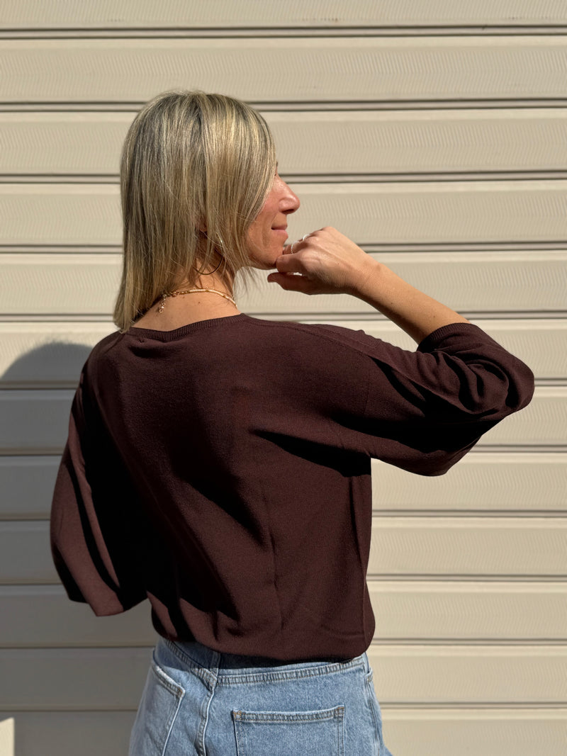 Maglia manica palloncino kontatto