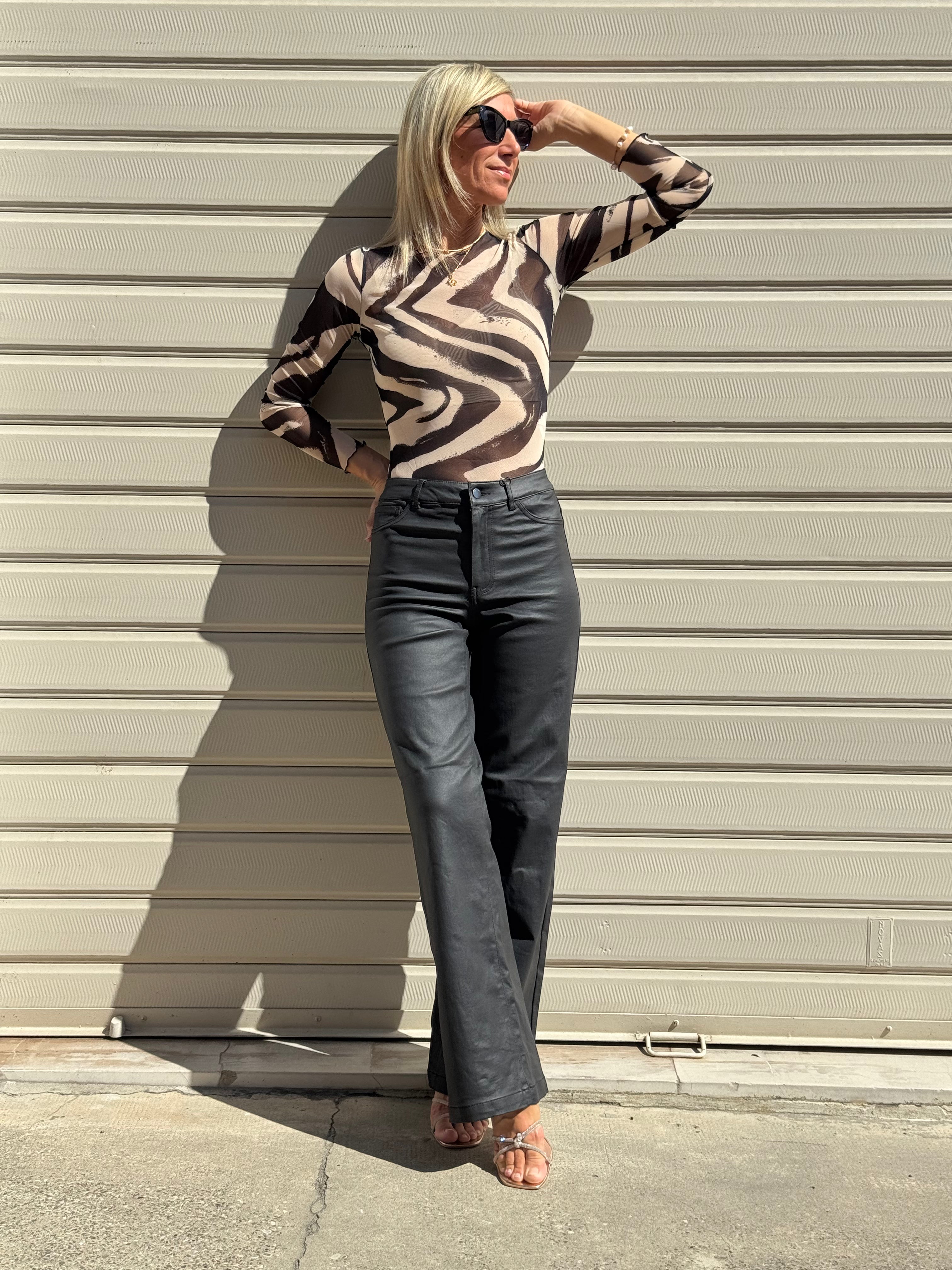 Pantalone tessuto spalmato
