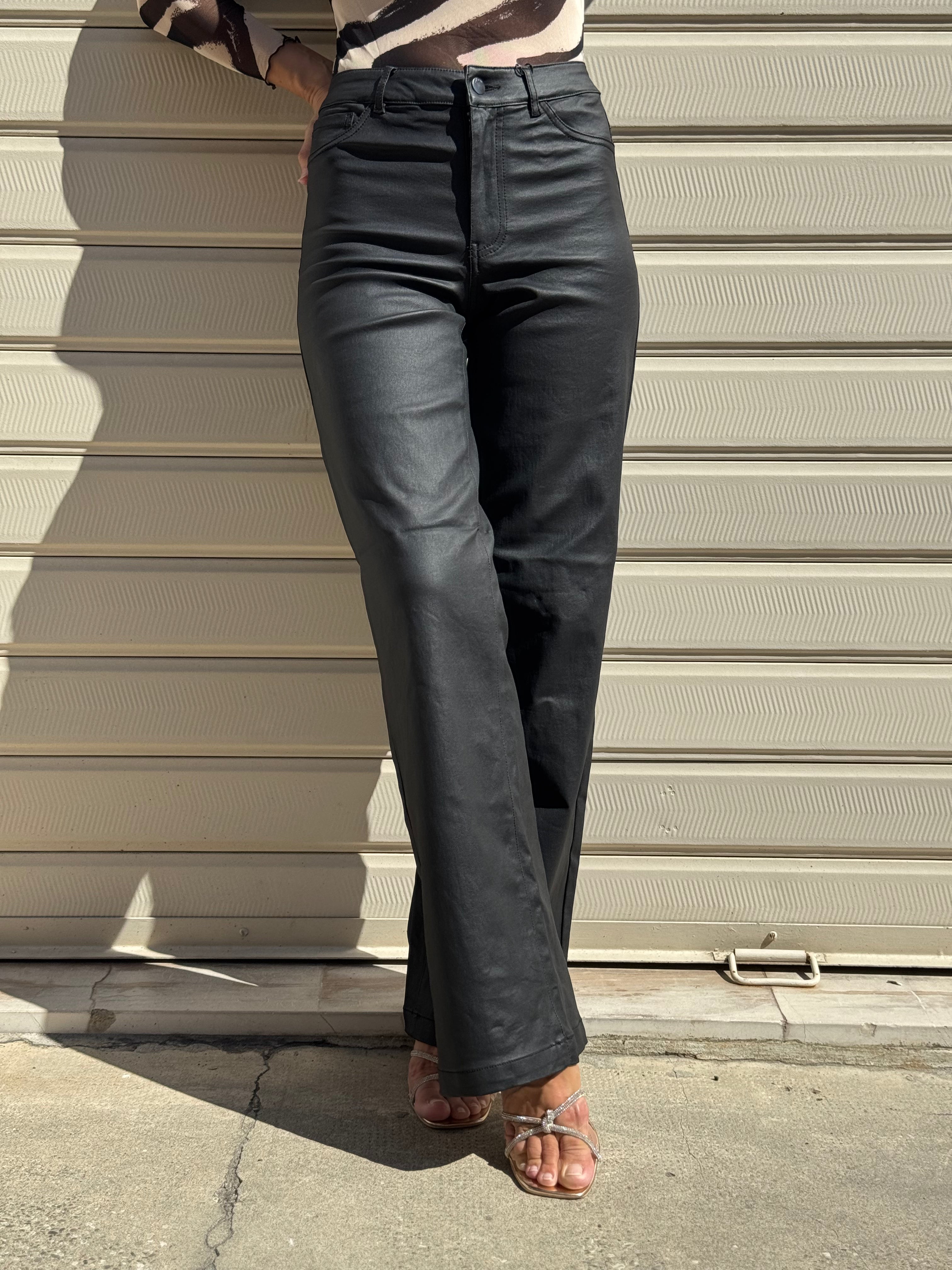 Pantalone tessuto spalmato