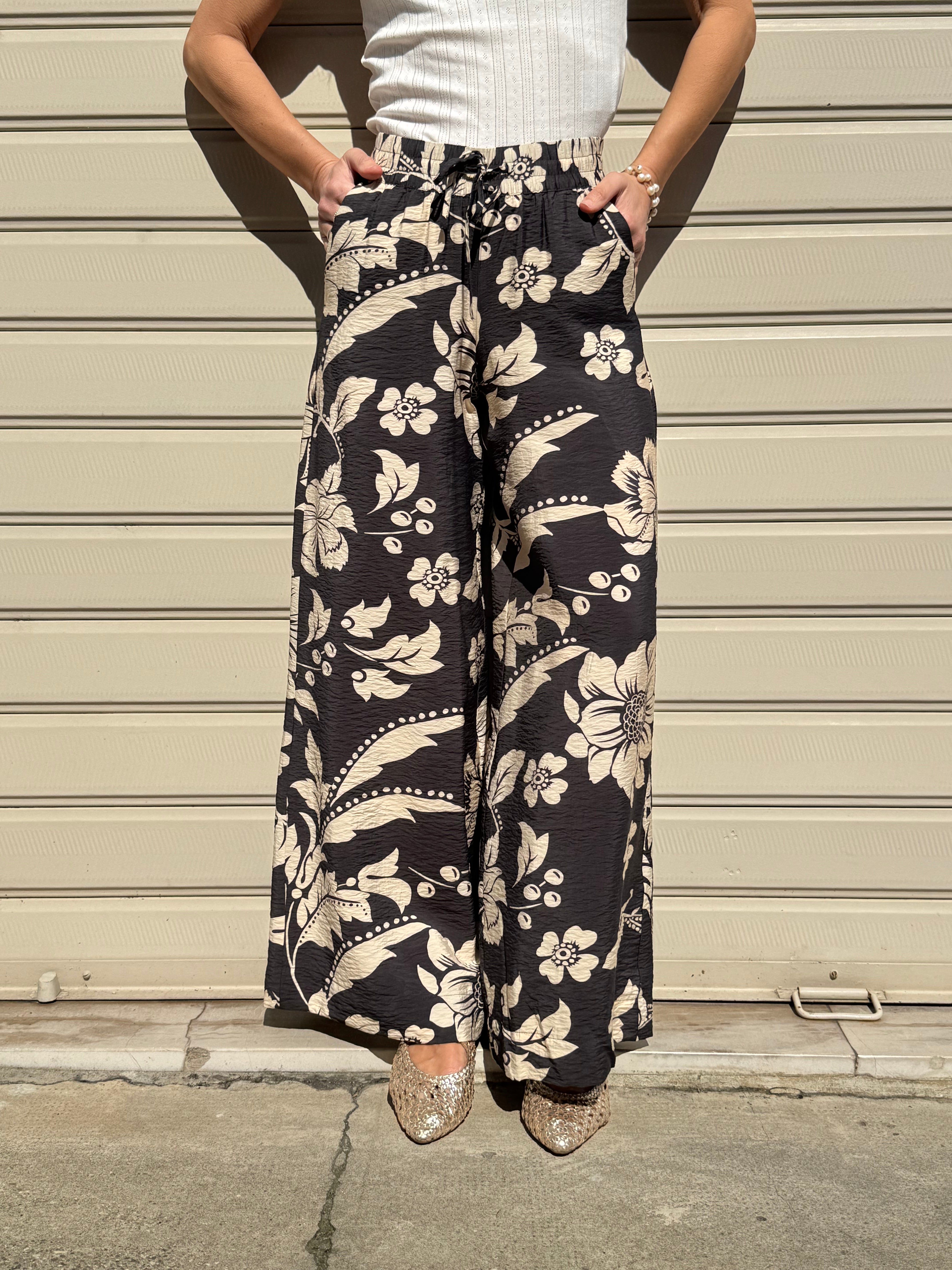 Pantalone palazzo floreale jdy
