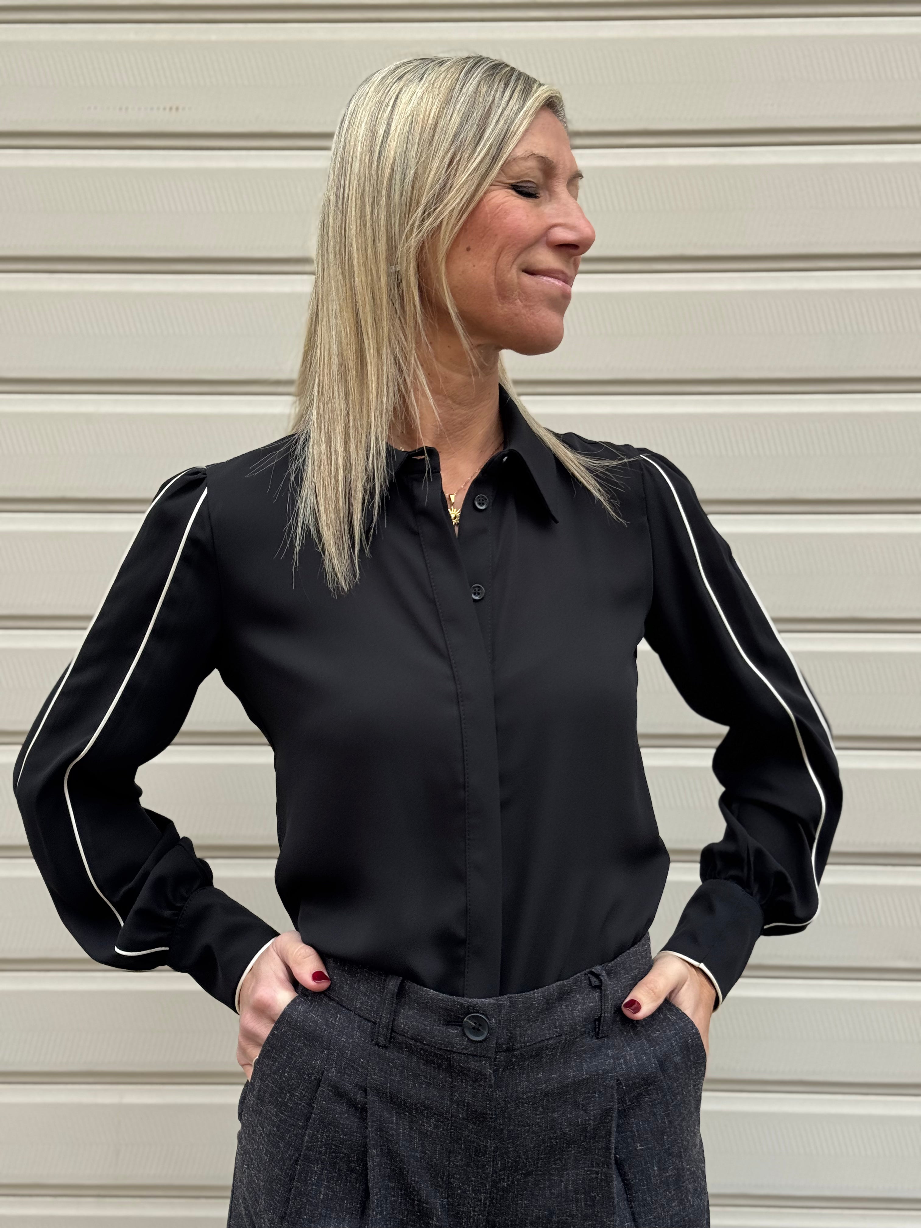 Camicia profili maniche mimì