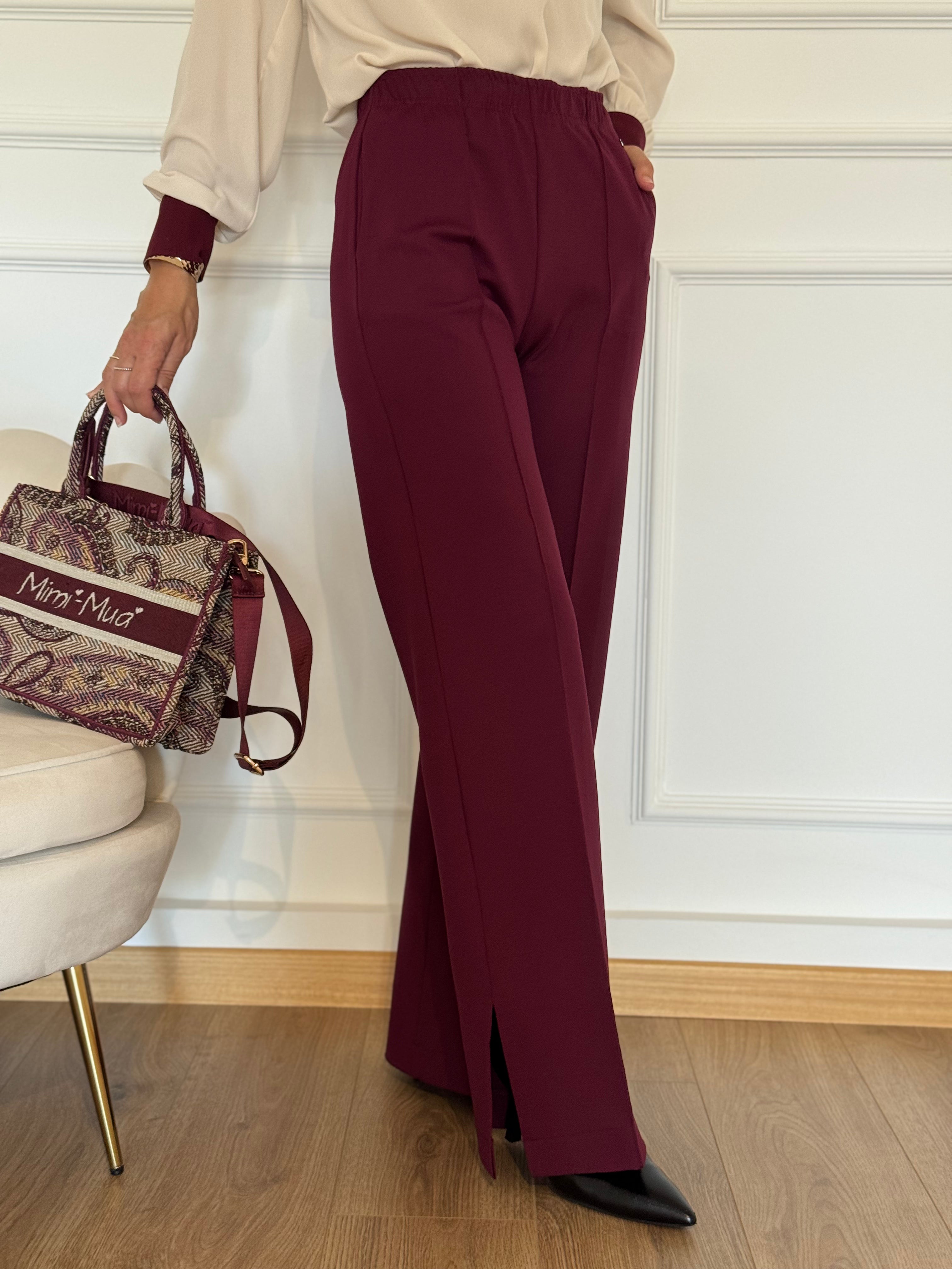 Pantalone fondo spacco mimì