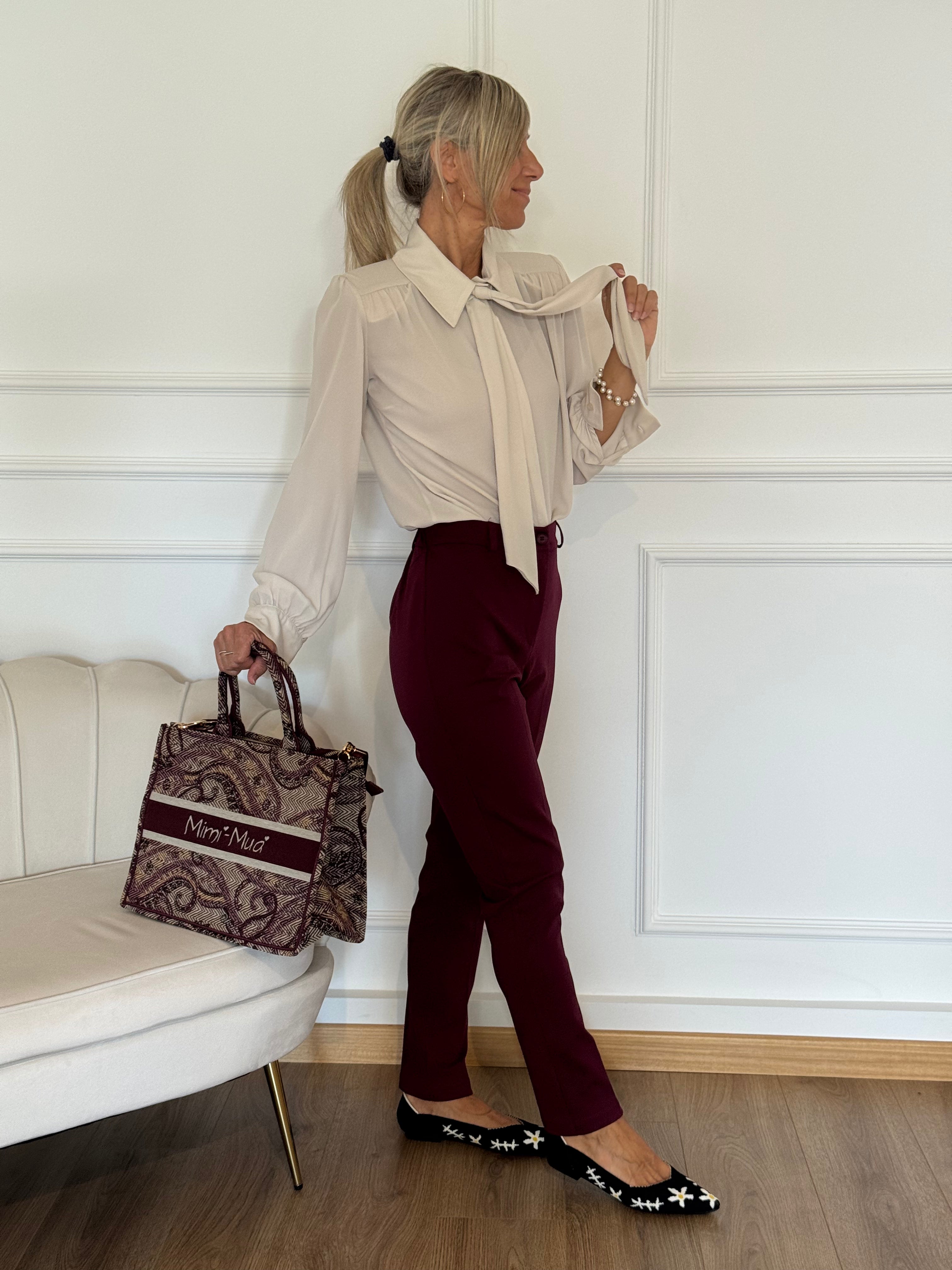 Pantalone sigaretta elastico mimì