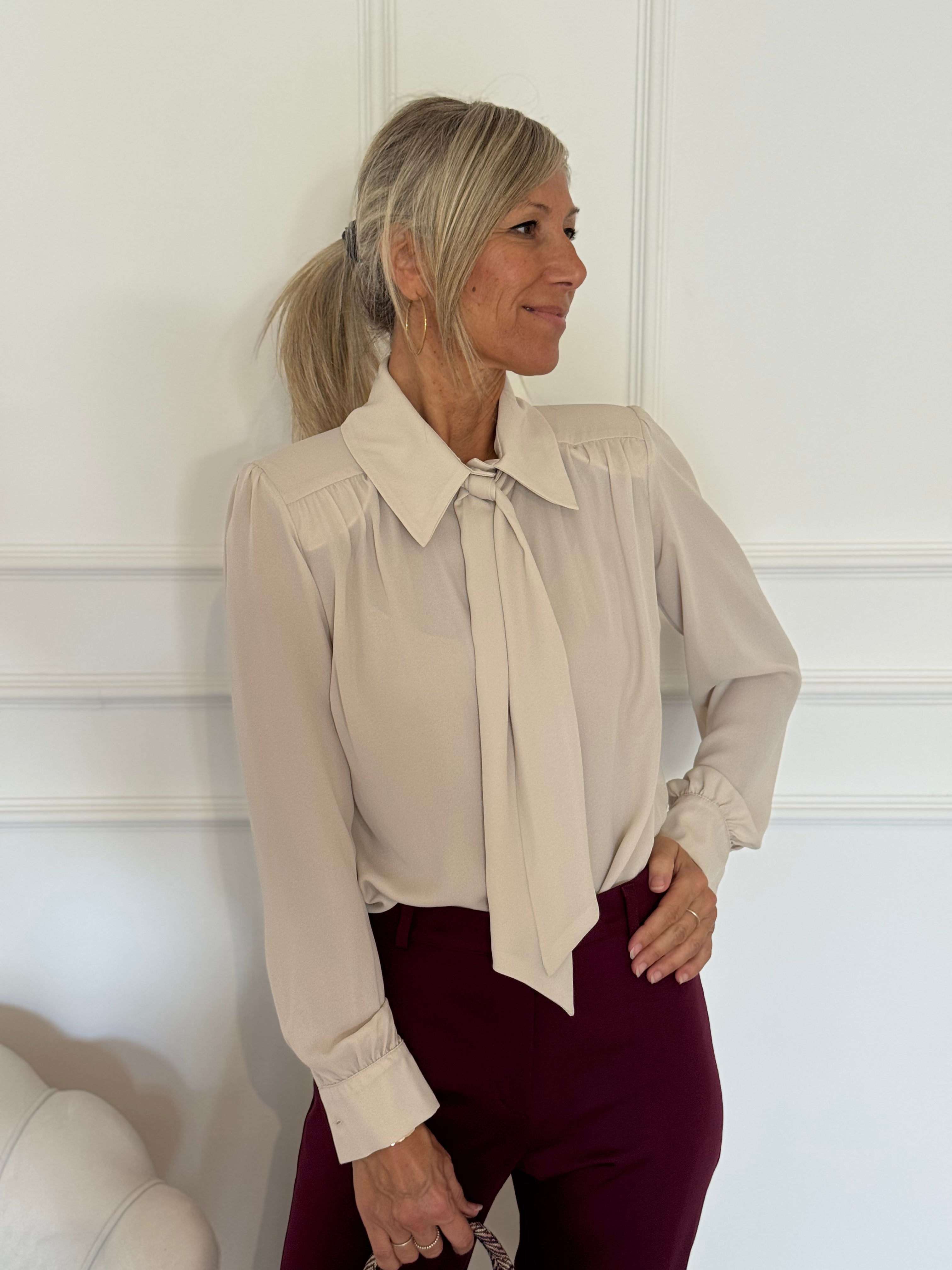 Camicia colletto fiocco mimì