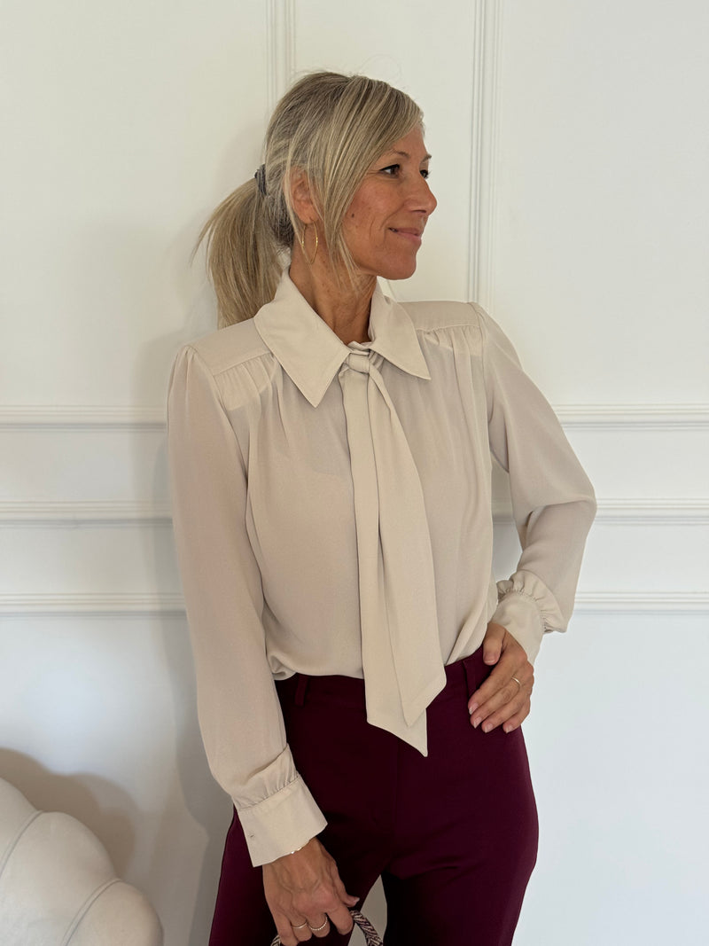 Camicia colletto fiocco mimì