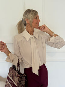 Camicia colletto fiocco mimì