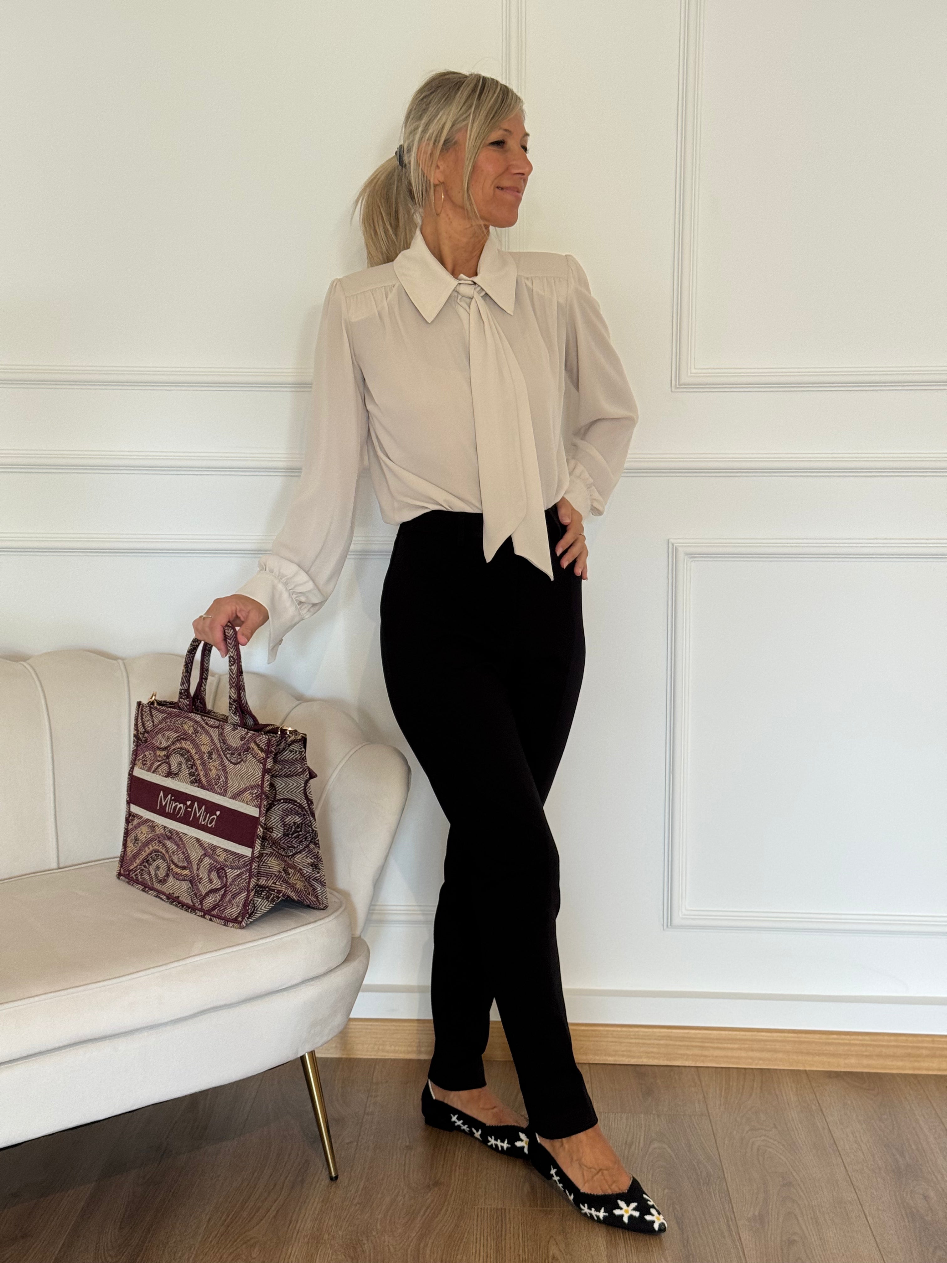 Camicia colletto fiocco mimì