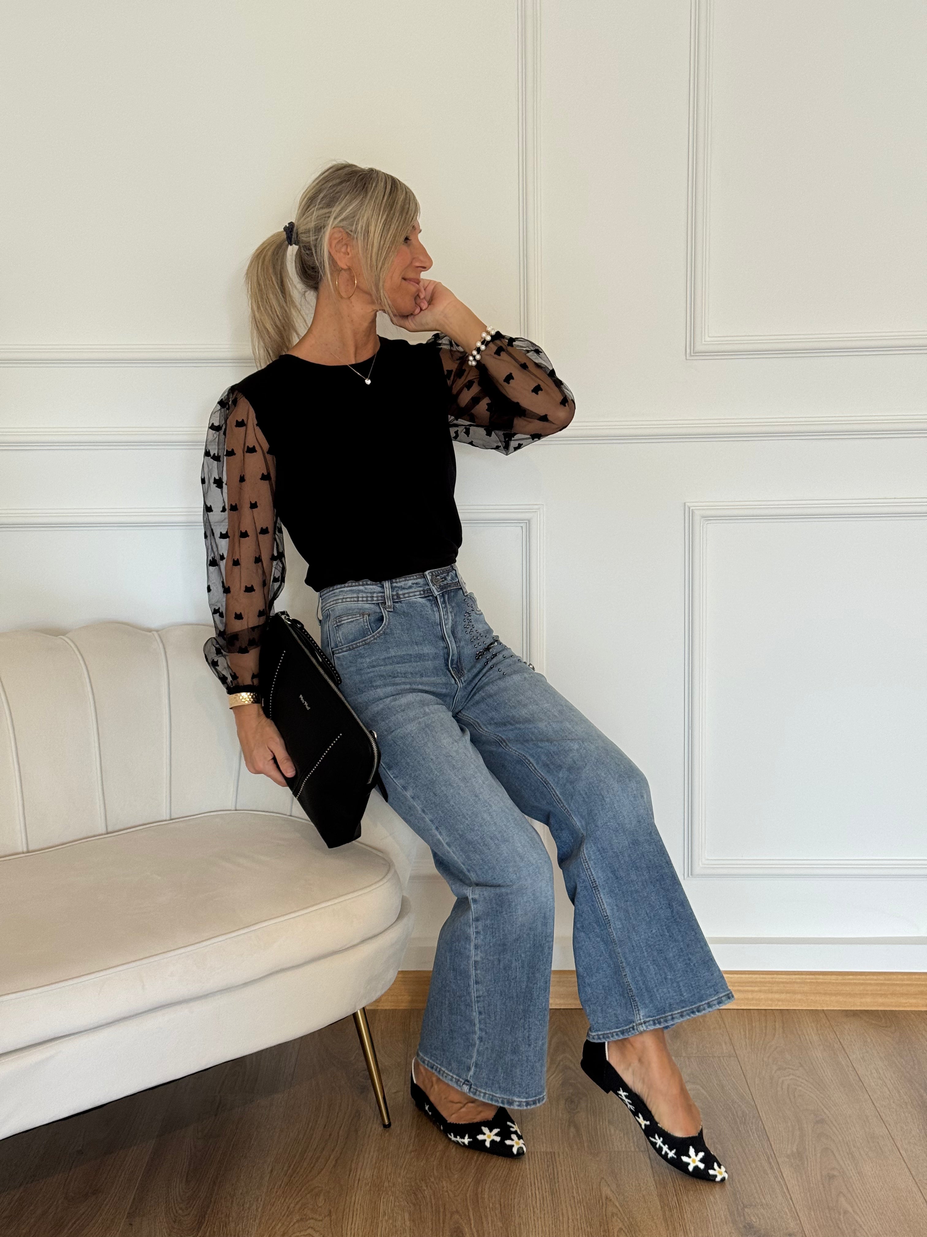 Jeans motivo catena mimì