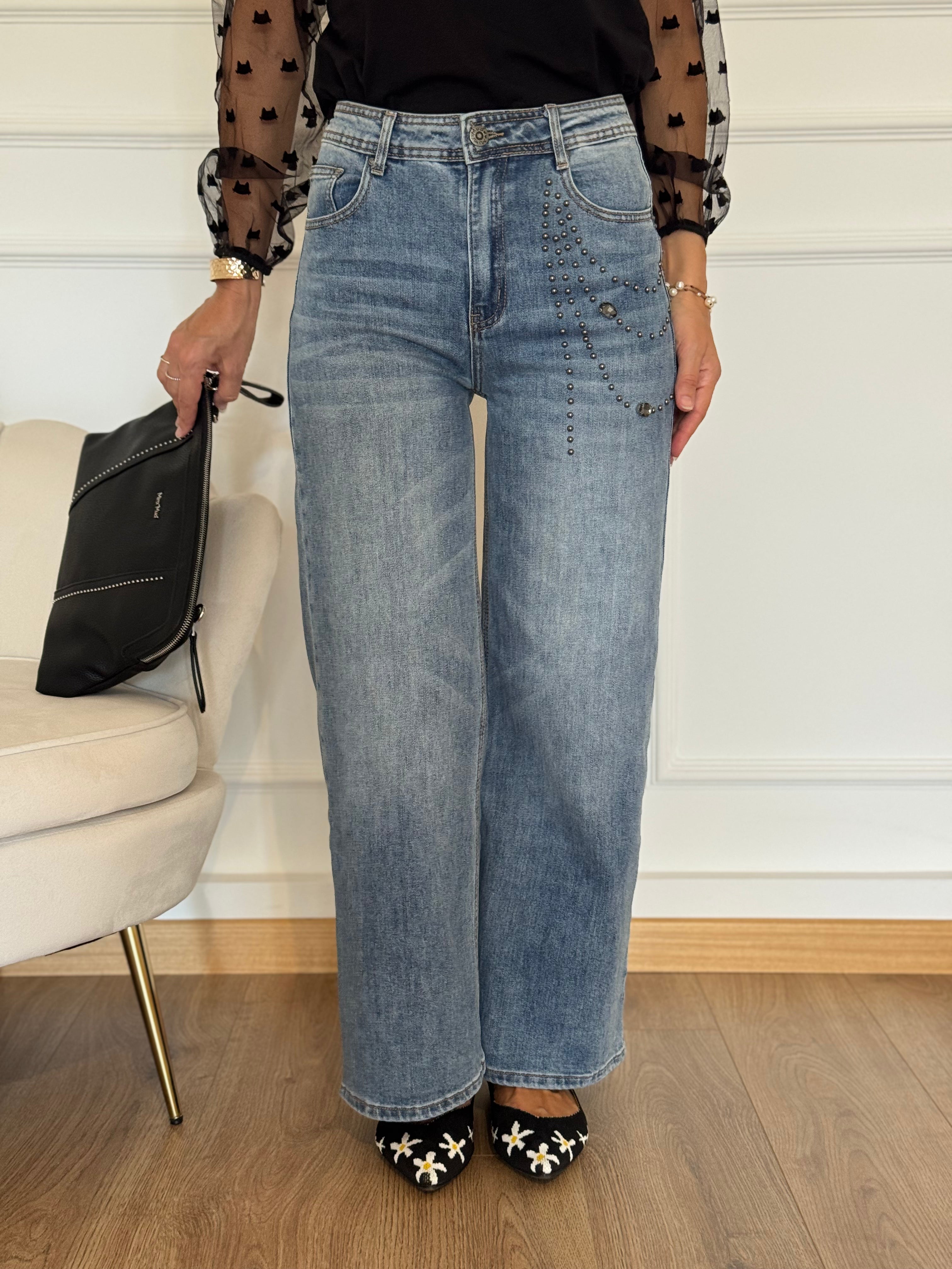 Jeans motivo catena mimì